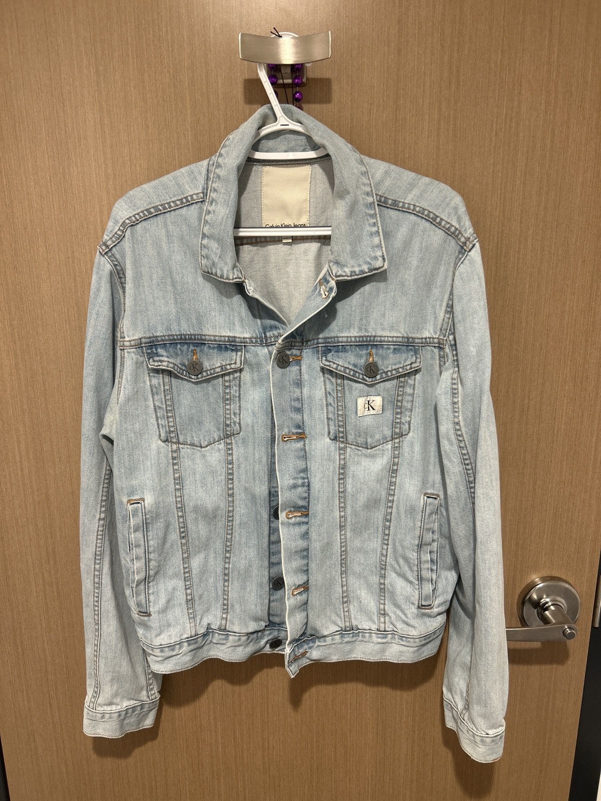 Calvin Klein Calvin Klein Denim Jacket Size US L / EU 52-54 / 3 - 1 Thumbnail