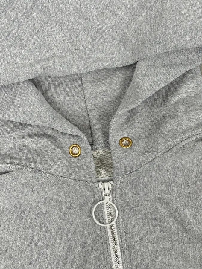 Maison Margiela SS2023 Maison Margiela Grey Signature Zip-up Hoodie Size US L / EU 52-54 / 3 - 10 Thumbnail