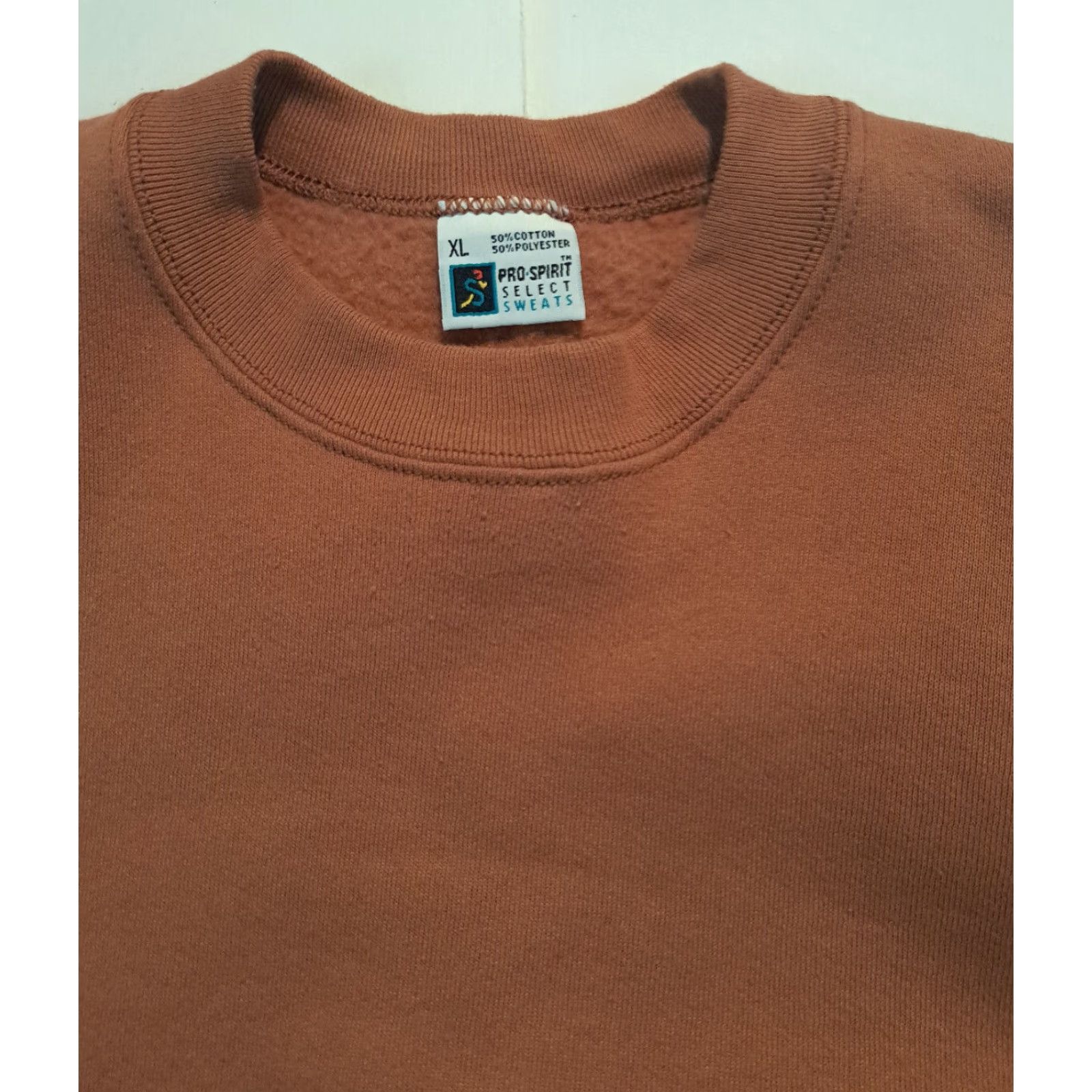 X-LARGE VINTAGE Pro Spirit Sweatshirt X-Large USA Made Brown Heavy-Duty Pullover Mens XL EUC Size US XL / EU 56 / 4 - 3 Thumbnail