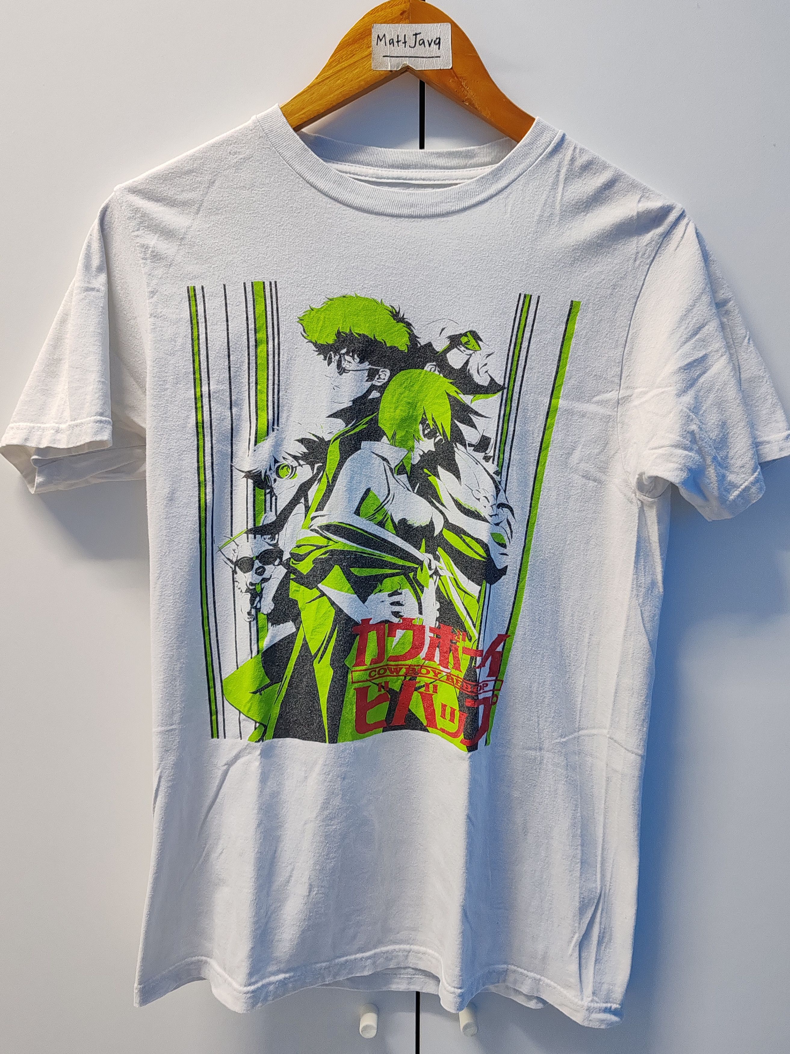 Anime Cowboy Bebop Japan Anime Tee Akira Evangelion Bleach Size US S / EU 44-46 / 1 - 2 Thumbnail