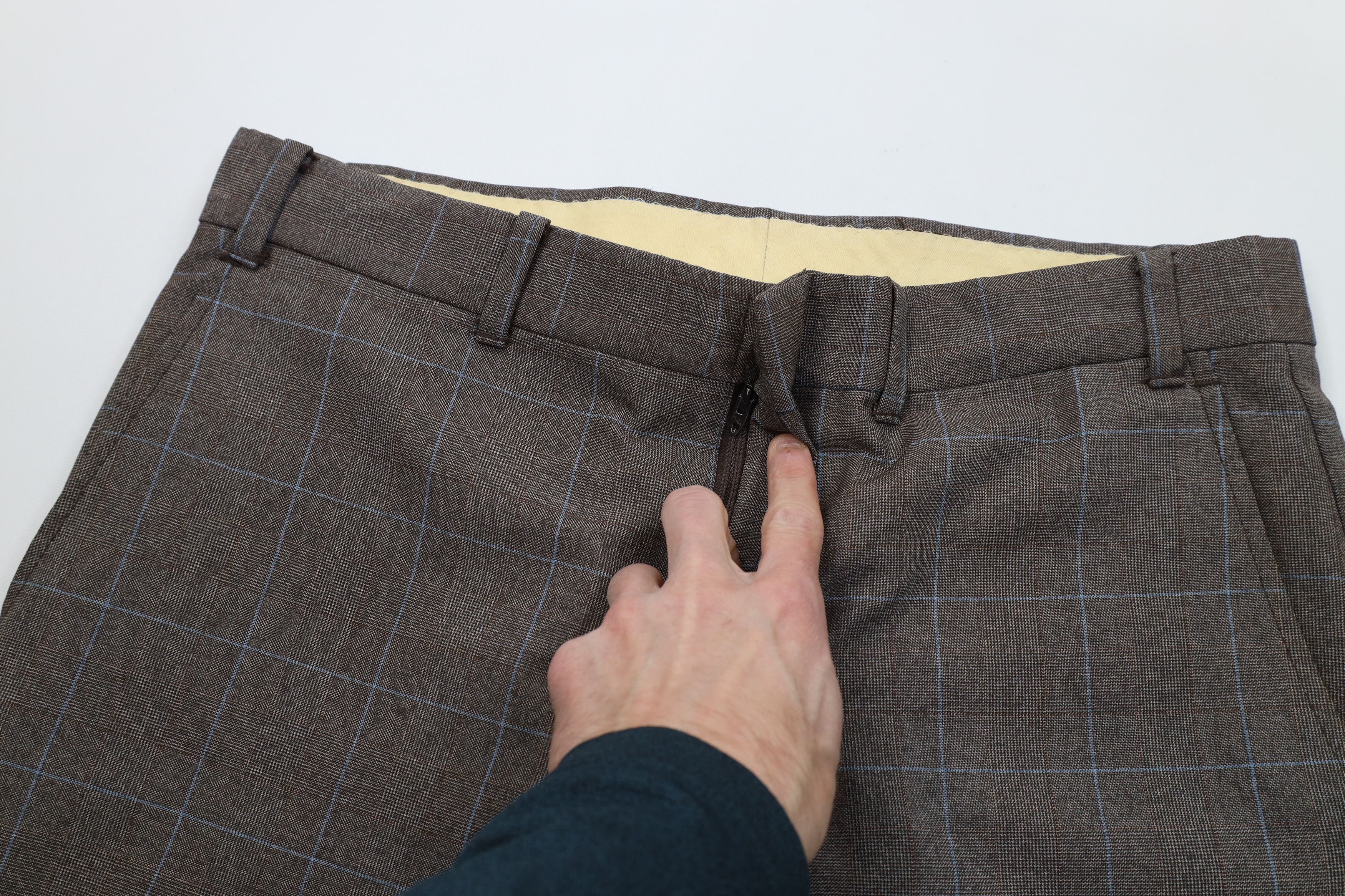 Vintage Vintage 70s Streetwear Plaid Knit Bell Bottoms Pants USA Size US 36 / EU 52 - 7 Thumbnail