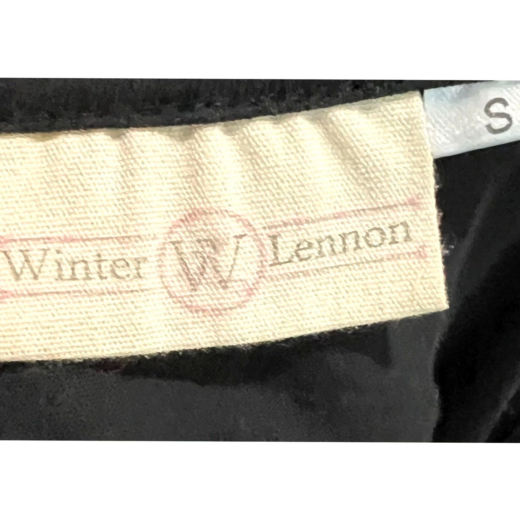 Vintage Winter Lennon Slip Dress Womens S Black Lace Trim Crochet Cami Adjustable Straps Size S / US 4 / IT 40 - 7 Thumbnail