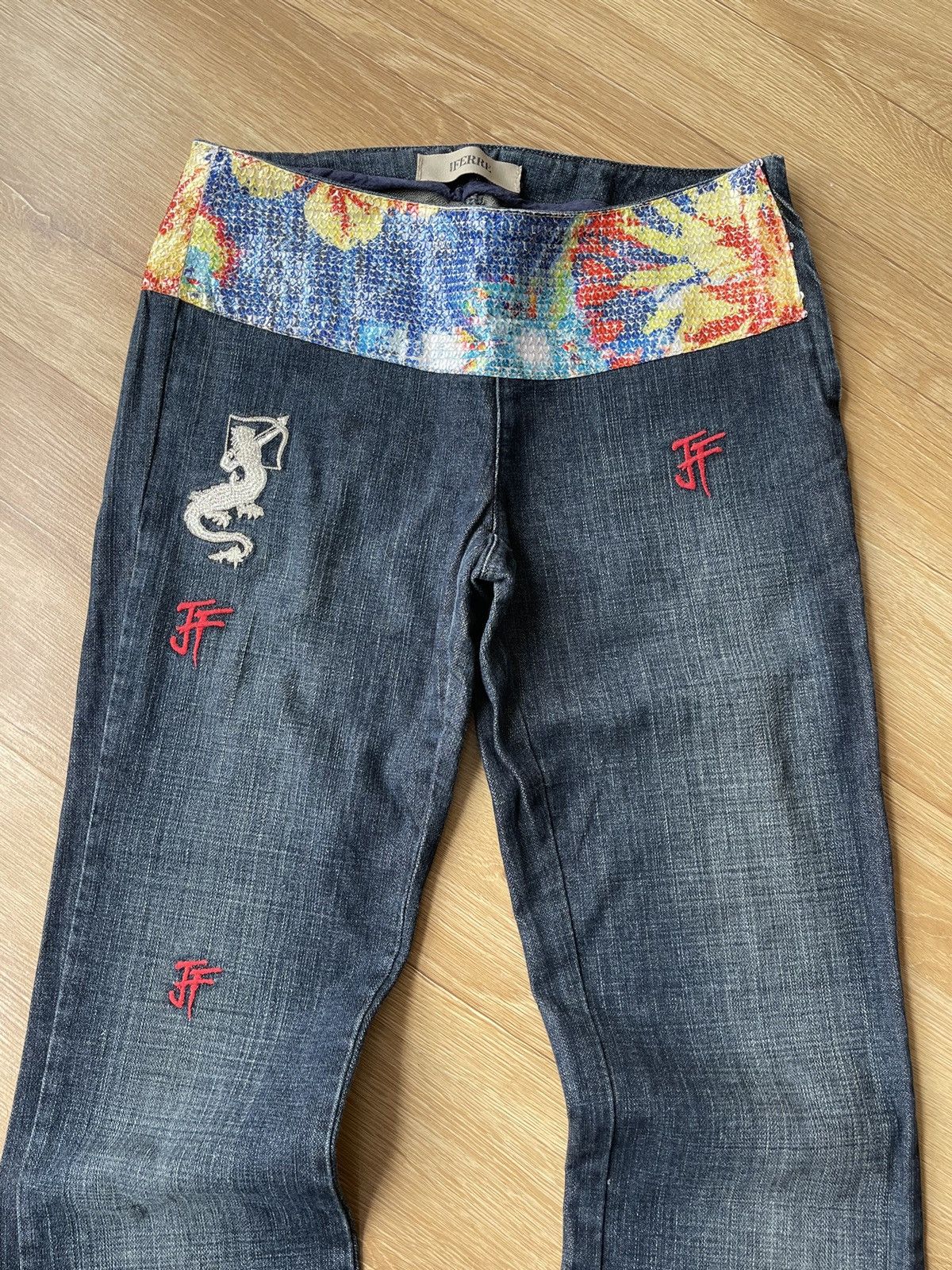Gianfranco Ferre GIANFRANCO FERRE Japanese Style Flared Jeans Y2K LGB Style Size 27" / US 4 / IT 40 - 2 Thumbnail