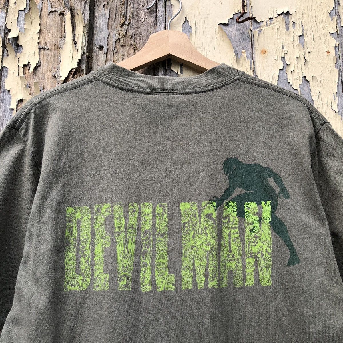 Anime Vintage 90s Faded DEVIL MAN Anime Tshirt Size US M / EU 48-50 / 2 - 9 Thumbnail