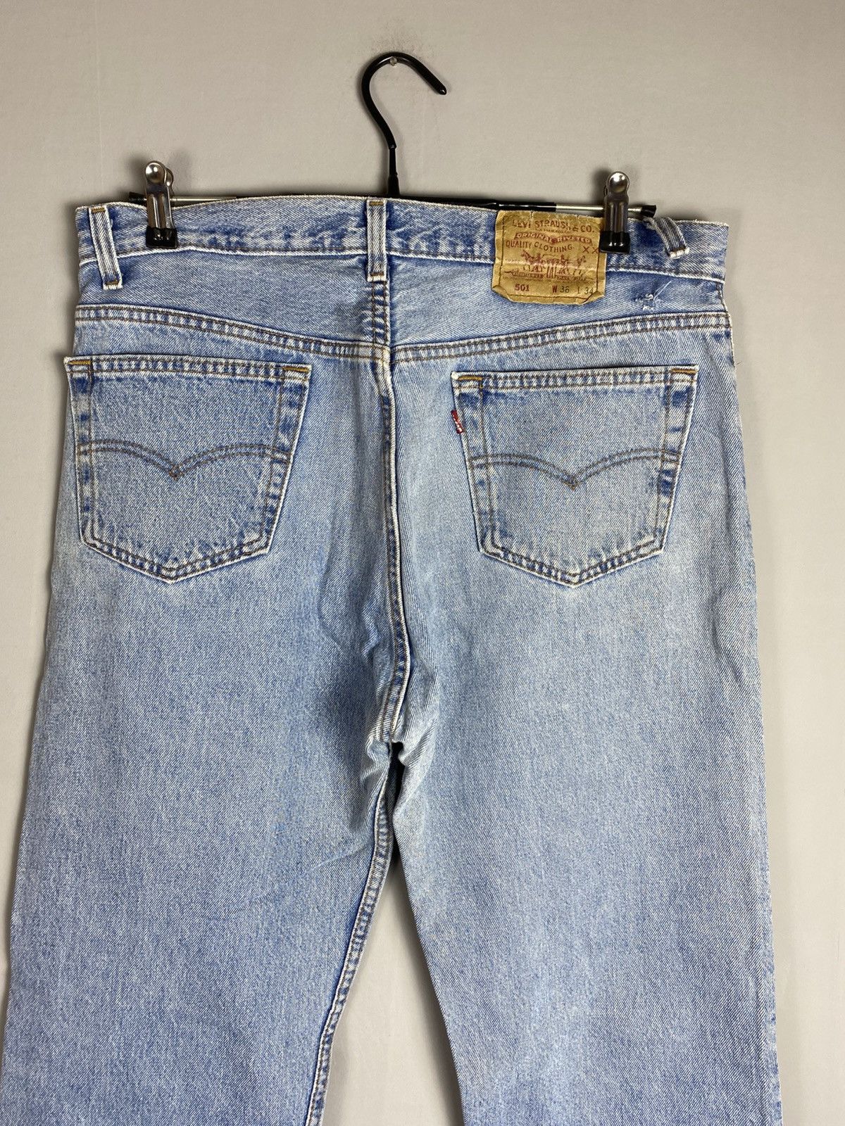 Levi's Vintage 90s Levi’s 501 jeans denim Size US 36 / EU 52 - 2 Thumbnail