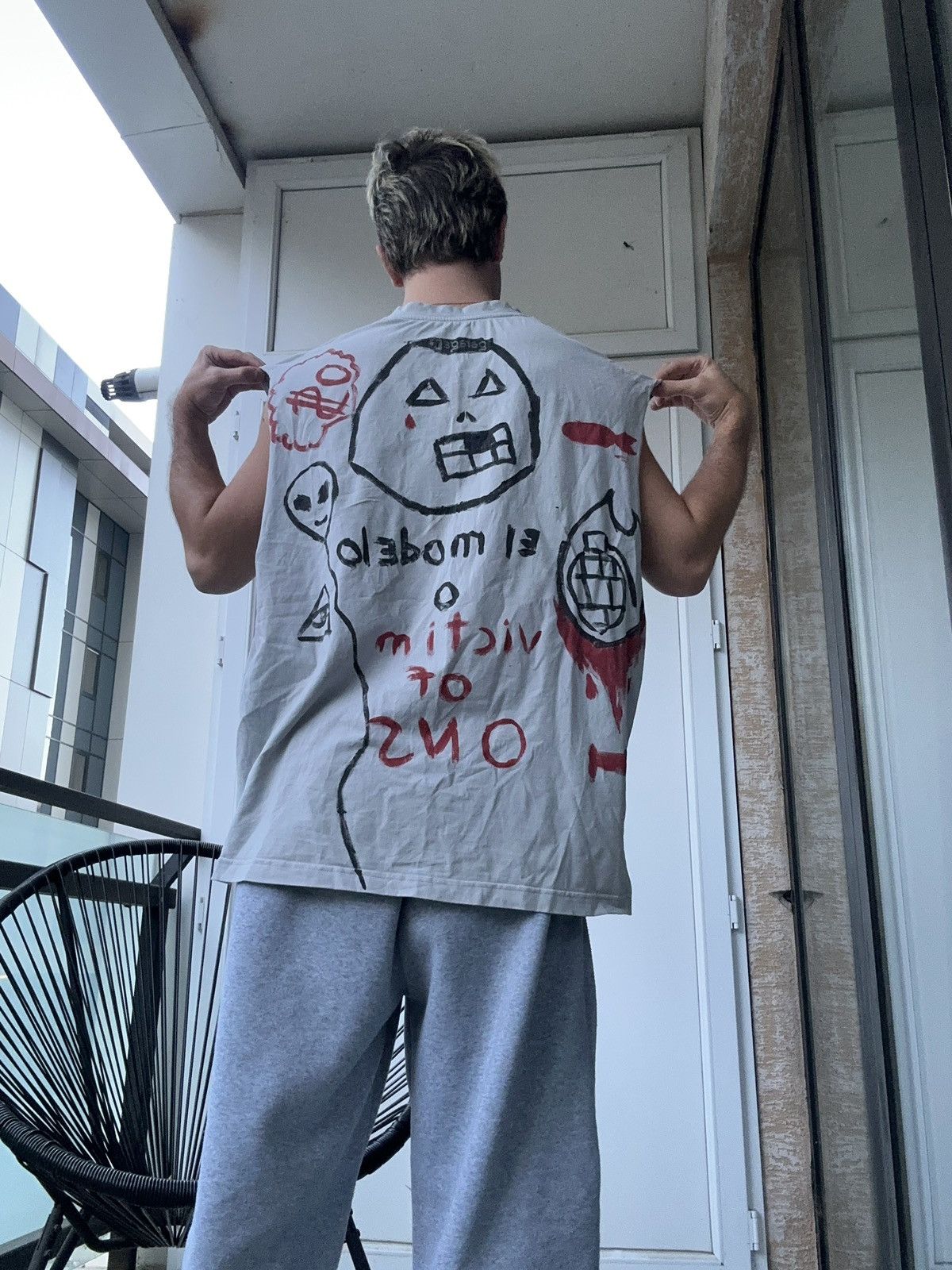 Pieces Uniques Statement Designer T-Shirt – Minimalist Art on Modern Cult Size US XXL / EU 58 / 5 - 2 Thumbnail