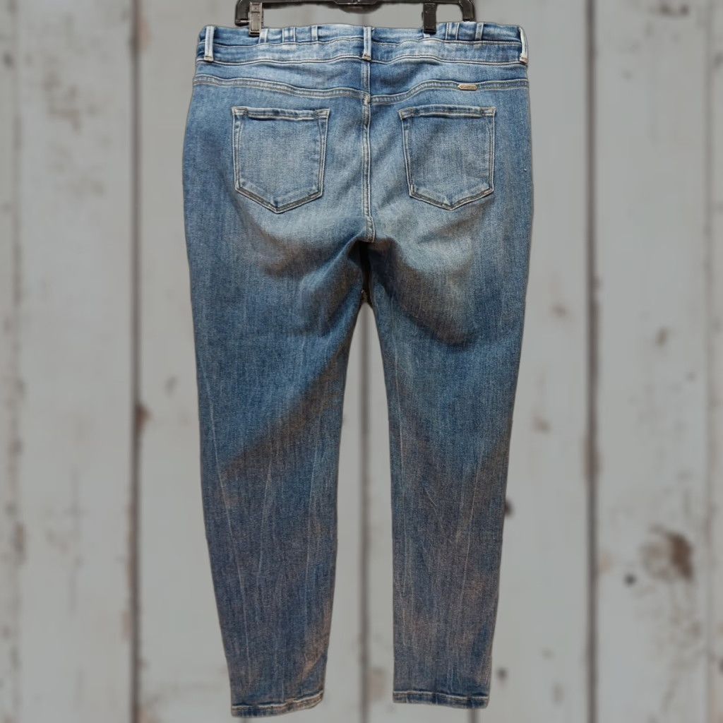 Vintage KanCan™ Jeans Curvy Mid Rise Ankle Skinny Distressed Women’s Size 34X27 Size 24" / US 00 / IT 34 - 1 Thumbnail