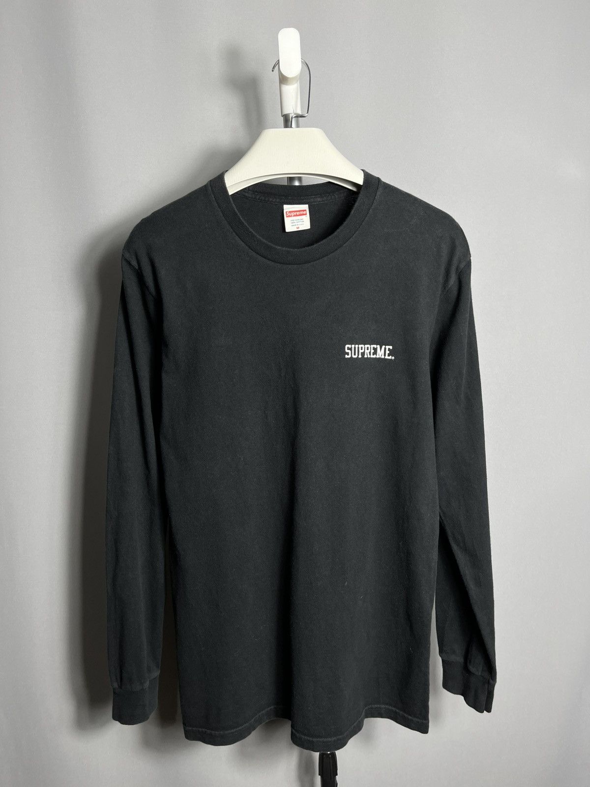 Designer Supreme Araki Orchid Black T Shirt Long Sleeve USA Size US M / EU 48-50 / 2 - 2 Thumbnail