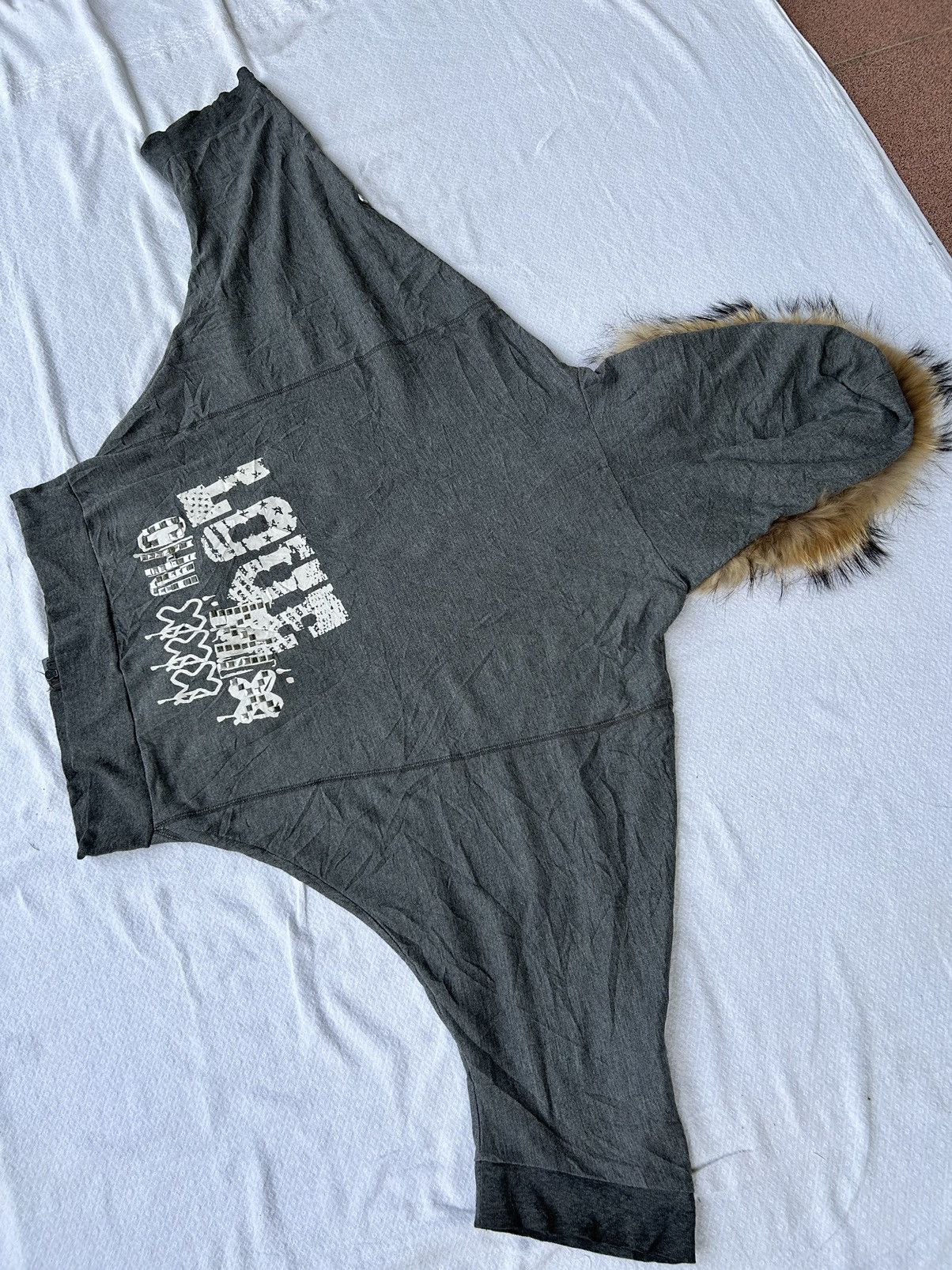 Japanese Brand 💸BINDINGOFFER💸 Fur hoodie chu xxx skull style Ifsix lgb Size US M / EU 48-50 / 2 - 3 Thumbnail