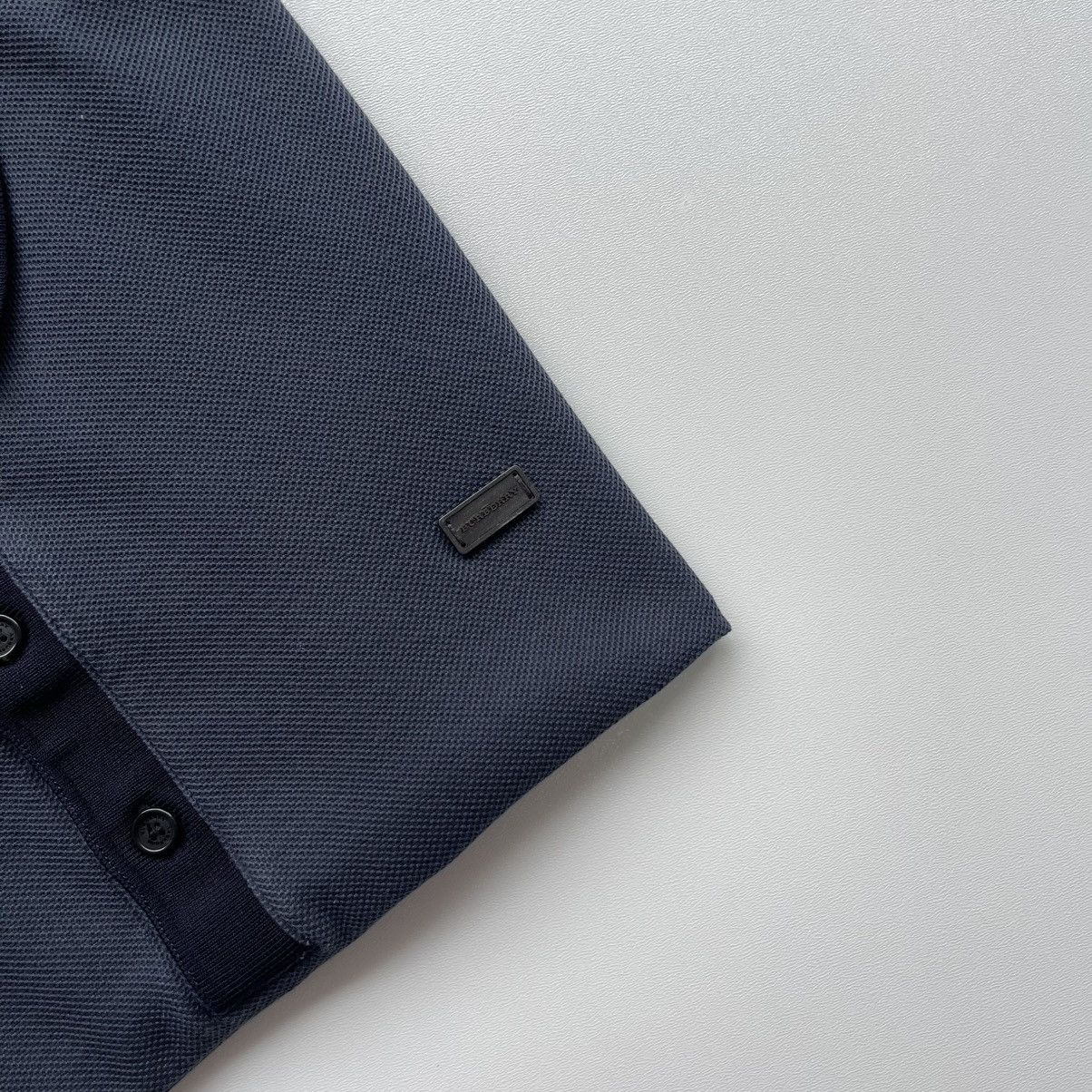Burberry Burberry London Metal Logo Polo Long Sleeve Blue Size US S / EU 44-46 / 1 - 5 Thumbnail