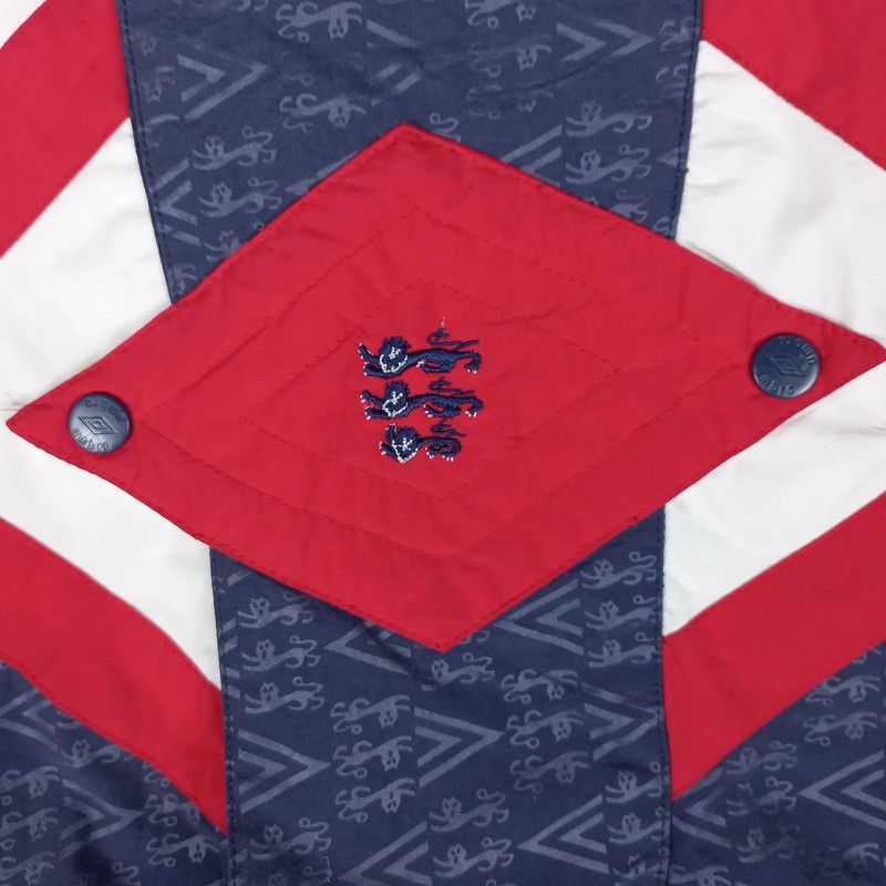 Umbro Euro 1990-92 England Jacket M - Jersey vintage Size US S / EU 44-46 / 1 - 11 Thumbnail