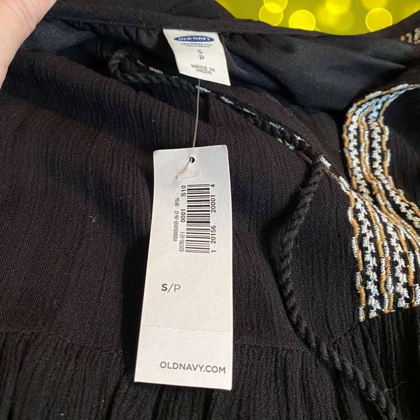 Old Navy Old Navy NWT Rayon Shirt Boho Embroidered Dress Size S Size S / US 4 / IT 40 - 4 Thumbnail
