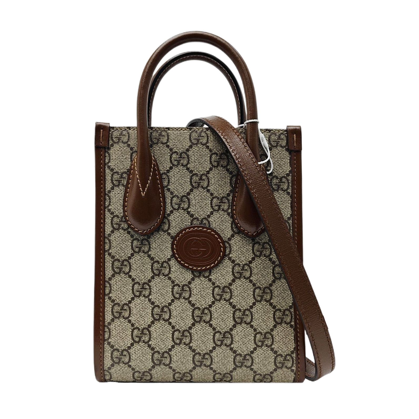 Gucci Gucci GG Supreme Canvas Mini Tote Bag Size ONE SIZE - 1 Thumbnail