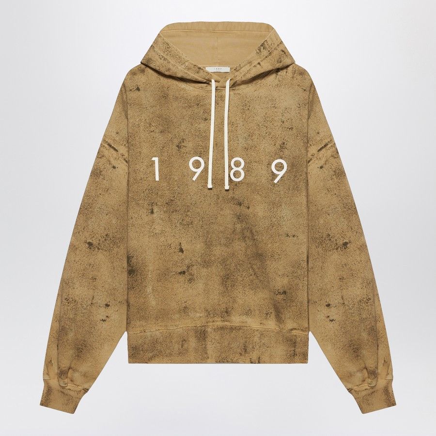 1989 STUDIO o1d2blof1124 Logo Hoodie in Beige Size US M / EU 48-50 / 2 - 1 Thumbnail