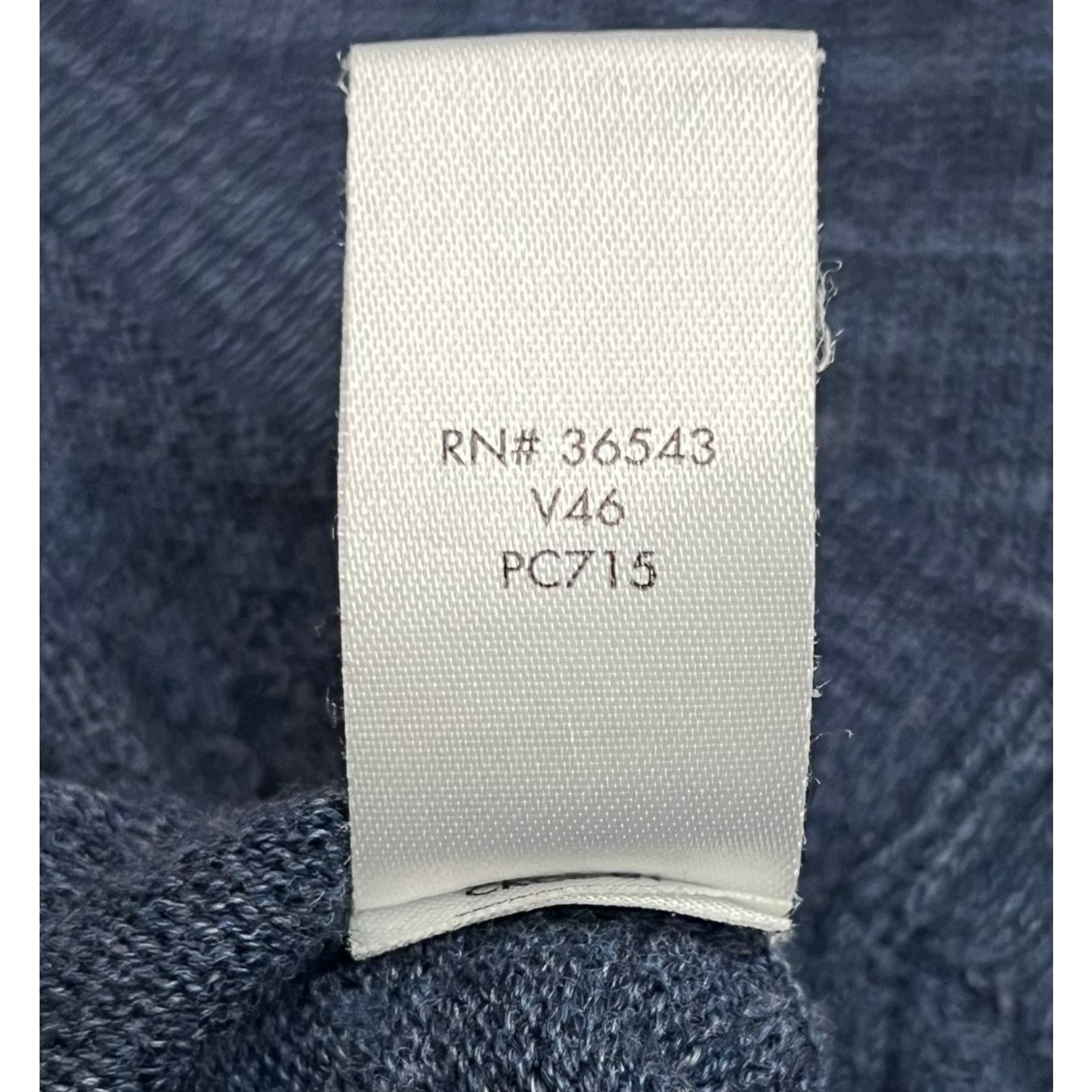 Calvin Klein Calvin Klein Slim Fit V-Neck Sweater XXL Blue Long Sleeve Size US XL / EU 56 / 4 - 5 Thumbnail