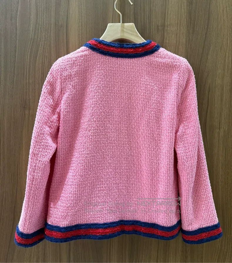 Gucci Gucci Pink tweed coat Size S / US 4 / IT 40 - 2 Thumbnail