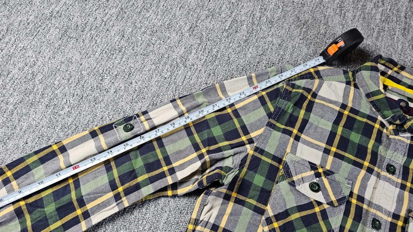 Superdry Superdry Lumberjack Twill Plaid Shirt Men M Navy Green Size US M / EU 48-50 / 2 - 11 Thumbnail