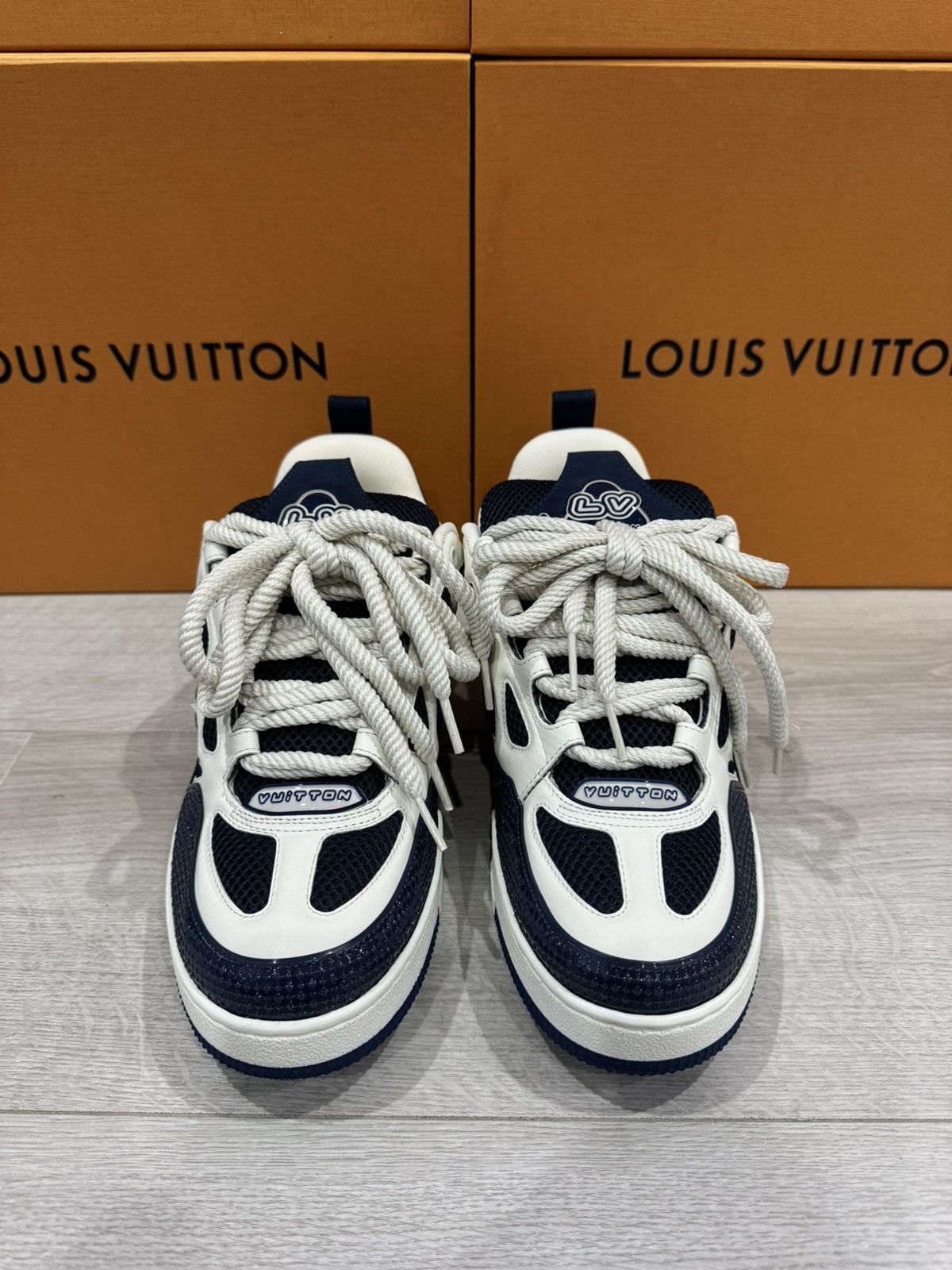 Louis Vuitton LOUIS VUITTON SKATE SNEAKER MARNIE BLUE Size US 8 / EU 41 - 8 Thumbnail