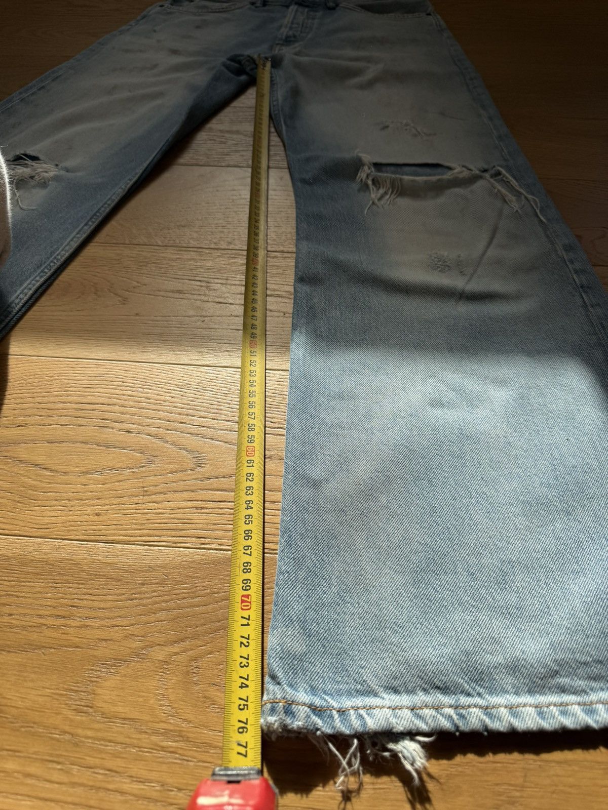 Acne Studios Jean Acne Studios 2021M (Penicillin) Size US 29 - 13 Thumbnail