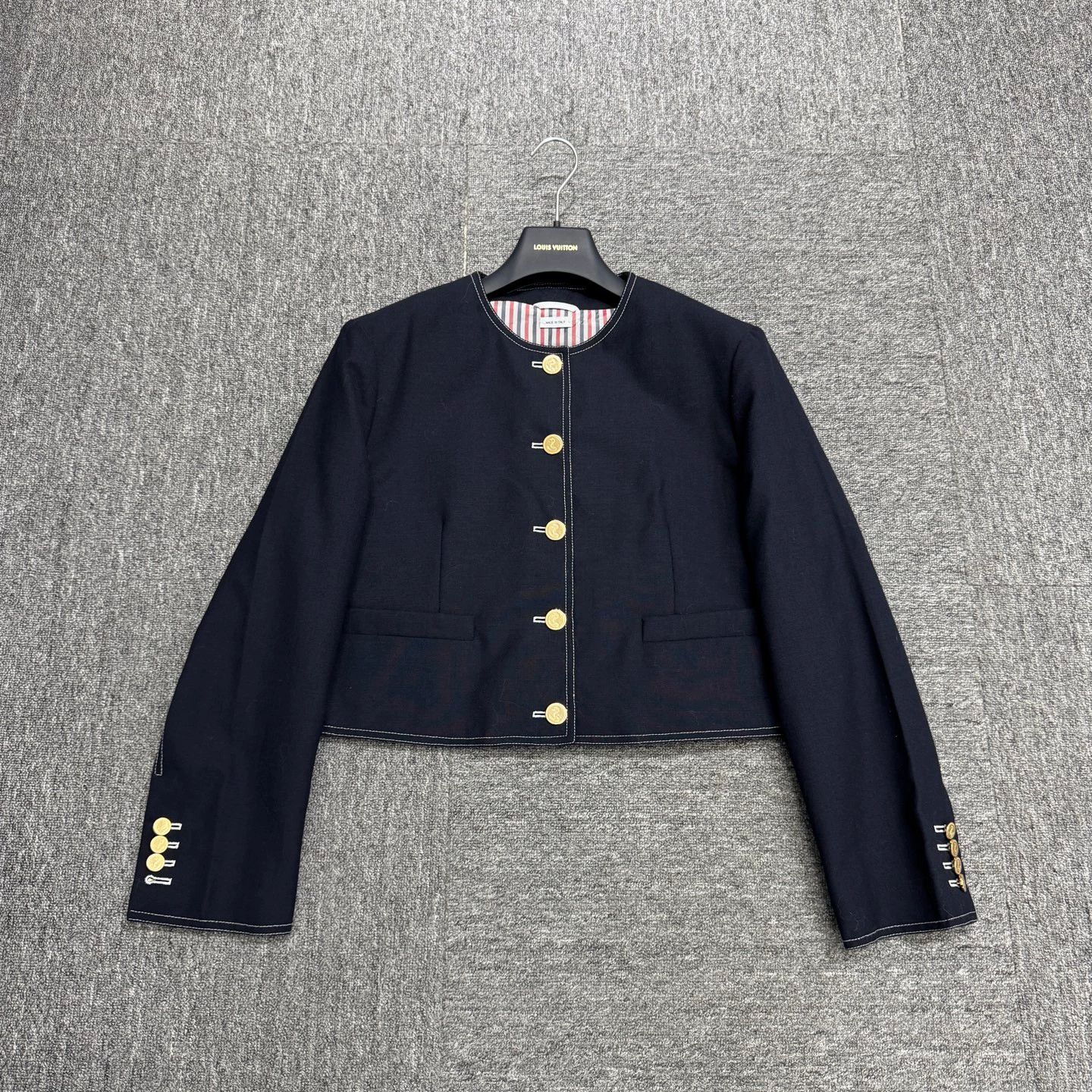 Thom Browne Coco-style wool short jacket women's