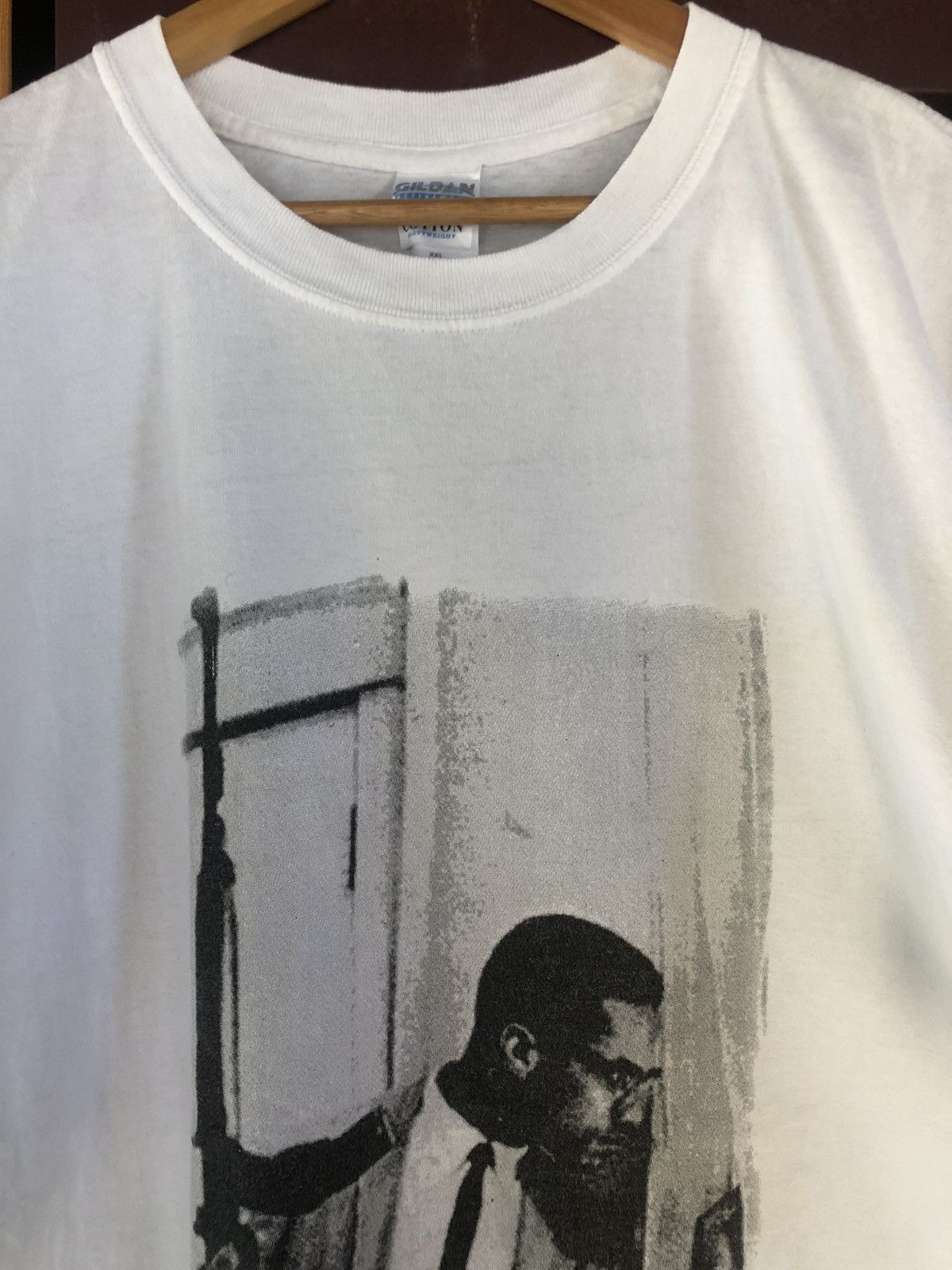 Vintage 🔥Vintage Y2K🔥 Malcom X Jet Magazine Photo Tee Size US XXL / EU 58 / 5 - 3 Thumbnail