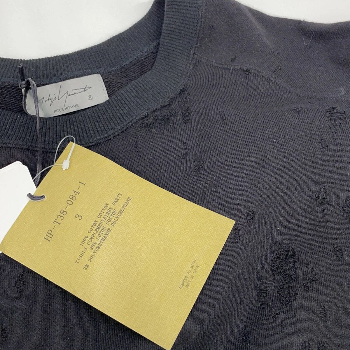 Yohji Yamamoto yohji yamamoto POUR HOMME HP-T38-084 Tops Size US L / EU 52-54 / 3 - 6 Thumbnail