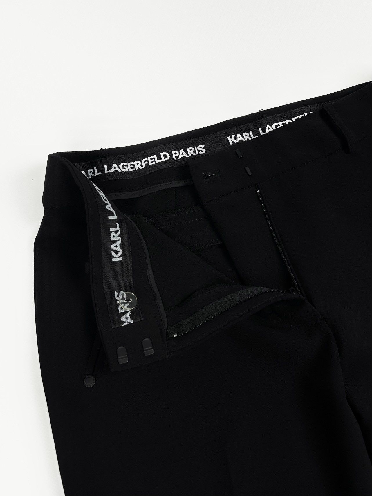 Karl Lagerfeld Karl Lagerfeld Trousers Black Pants Women's Size 10 Size 32" / US 10 / IT 46 - 7 Thumbnail