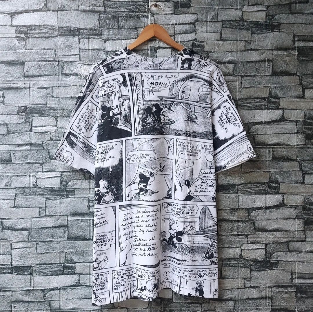 Disney Vtg 90s Mickey Mouse Disney MGM AOP Tshirt Size US XL / EU 56 / 4 - 2 Thumbnail