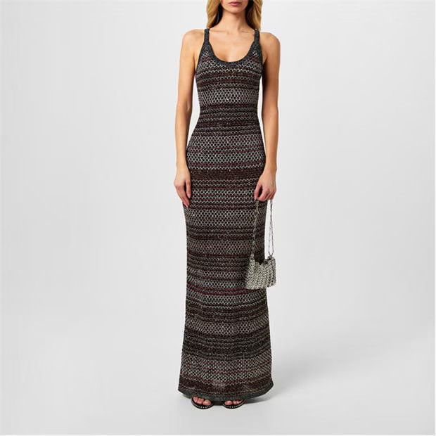 Missoni o1g2r1mq1124 Sleeveless Dress in Multicolor Size M / US 6-8 / IT 42-44 - 4 Thumbnail