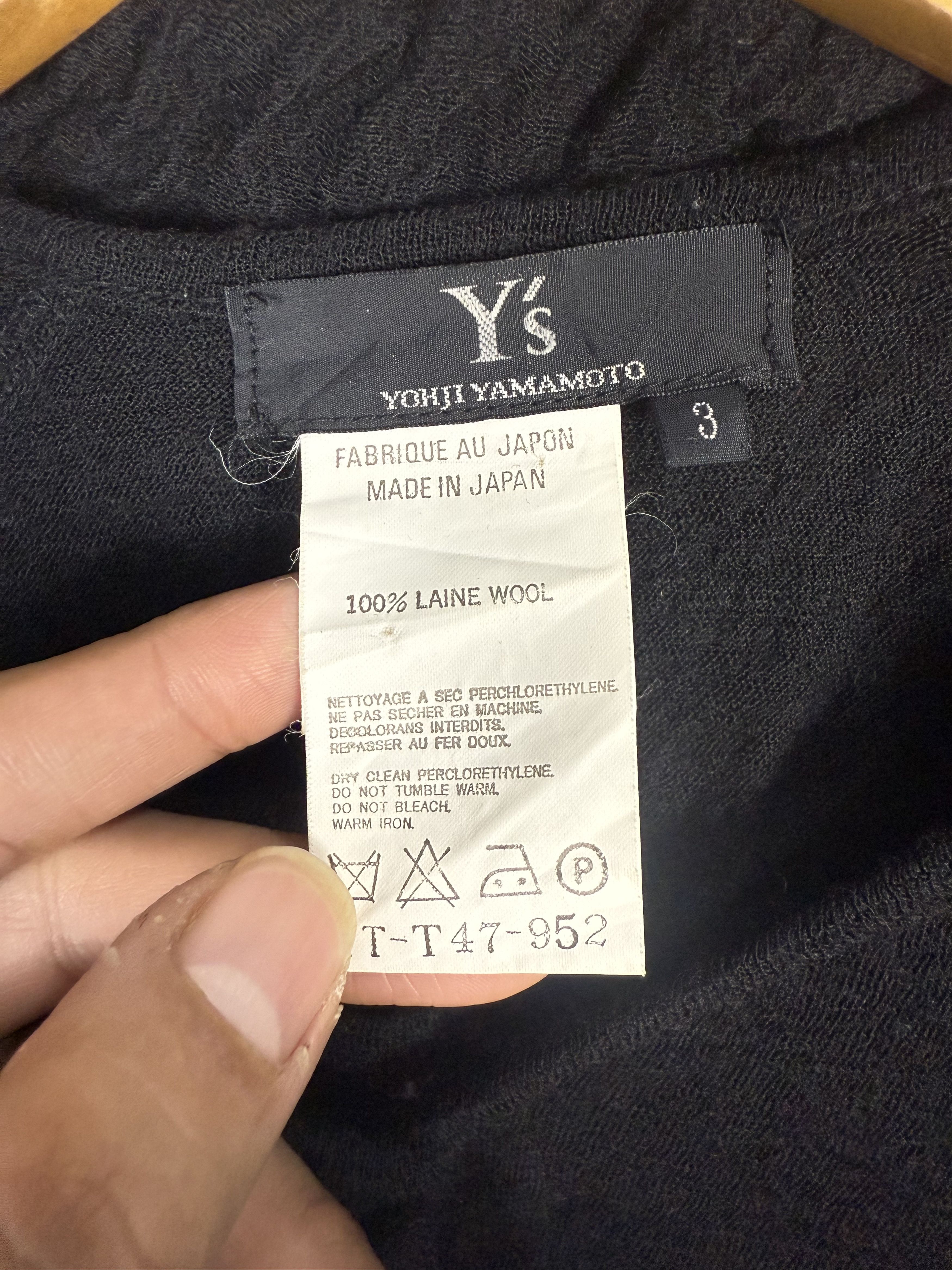 Yohji Yamamoto Yohji Yamamoto Y's Wool Shirt Size M / US 6-8 / IT 42-44 - 9 Thumbnail