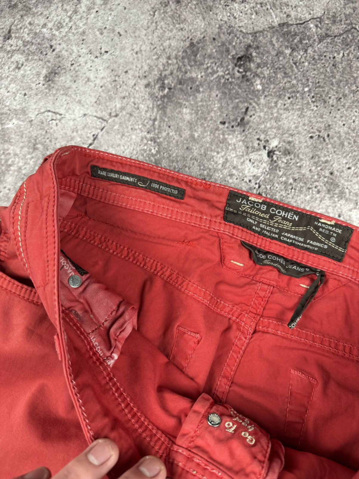 Designer × Jacob Cohen Jacob Cohen Pants red Designer Italy Luxury Size US 34 / EU 50 - 5 Thumbnail