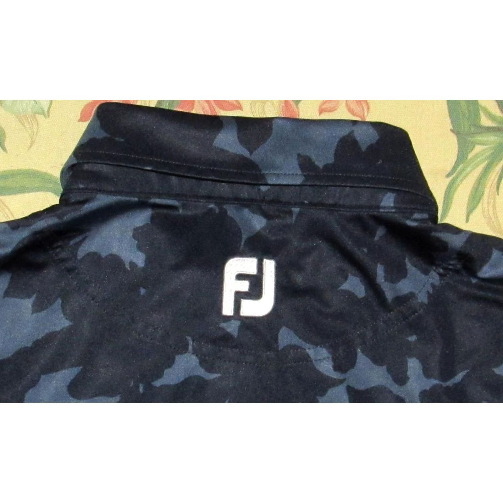 Footjoy FOOTJOY Blue Polo Shirt Short Sleeve Druid Hills Golf Club Medium EXColor Blue Mens Polo Size US M / EU 48-50 / 2 - 3 Thumbnail