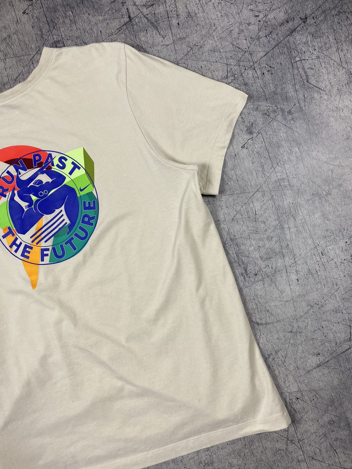 Designer × Nike Nike X Kelly Anna Designer Swoosh Big Logo Tee T Shirt Size US XL / EU 56 / 4 - 4 Thumbnail