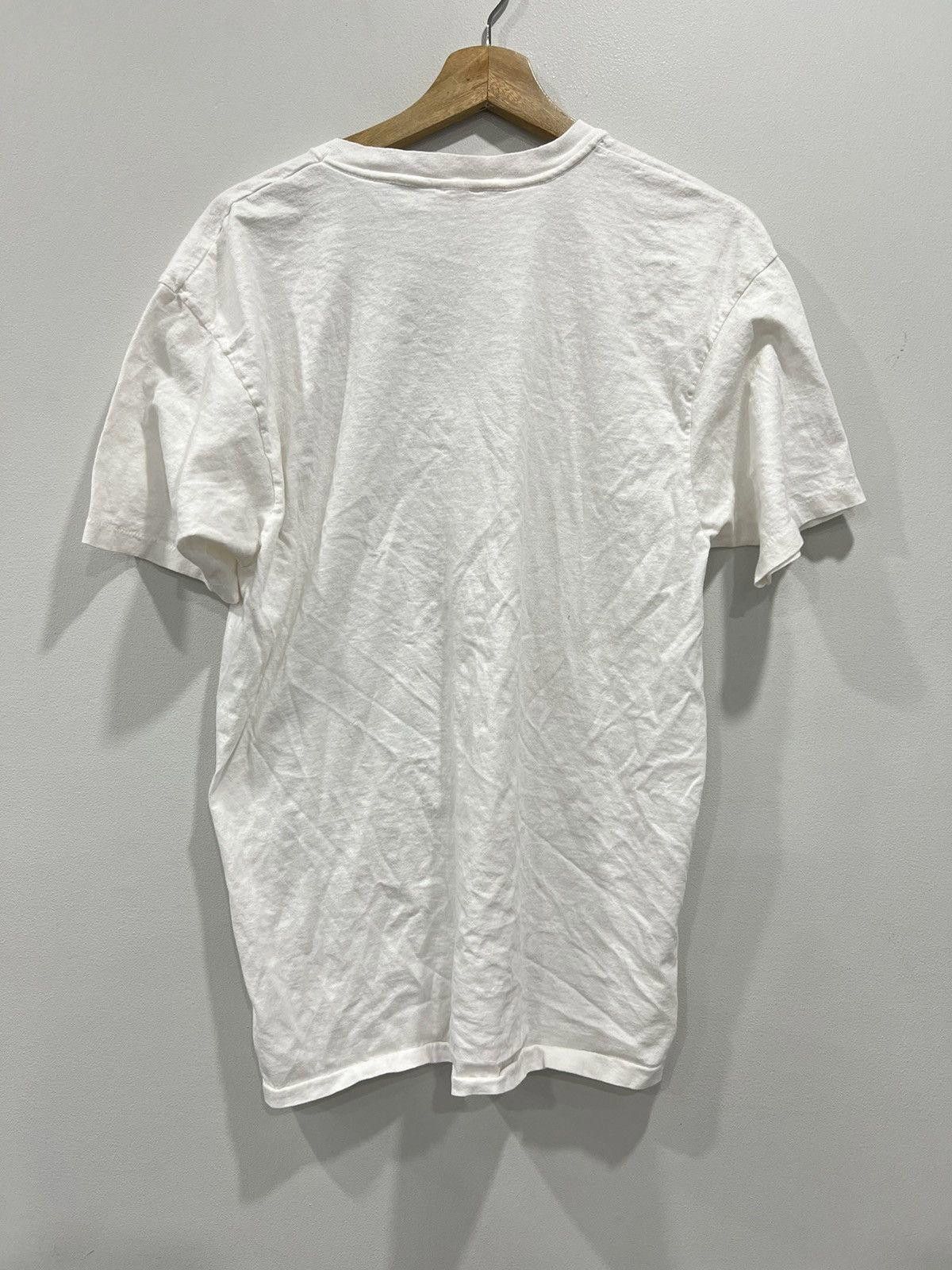 Vintage Vintage Single Stitched Blank Tee Shirt white vneck Size US XL / EU 56 / 4 - 3 Thumbnail