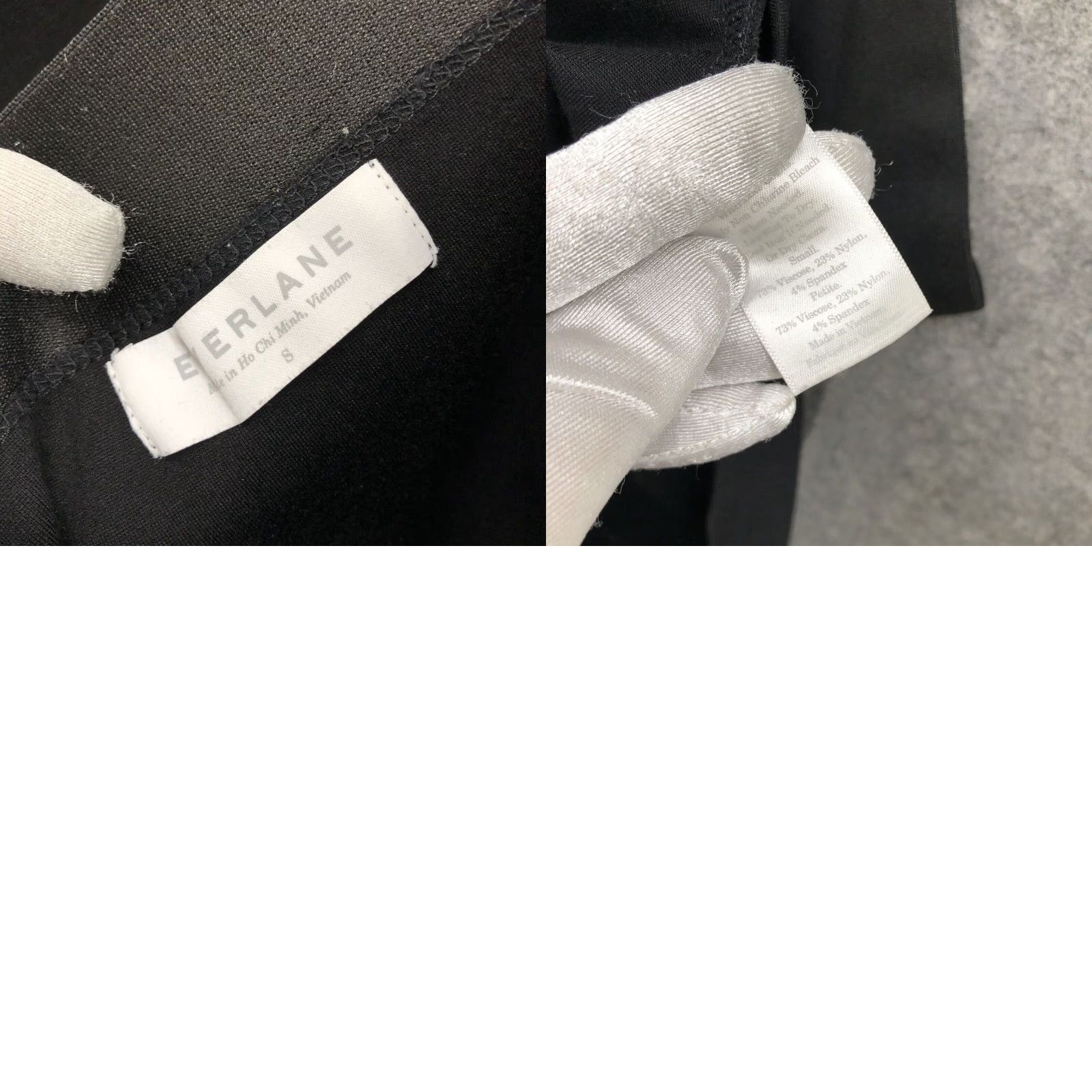 Everlane Everlane Pencil Skirt Women Size S Black Stretch Pull On Knee-Length Office Workwear Formal Career/Classy Miscel Size 28" / US 6 / IT 42 - 8 Thumbnail