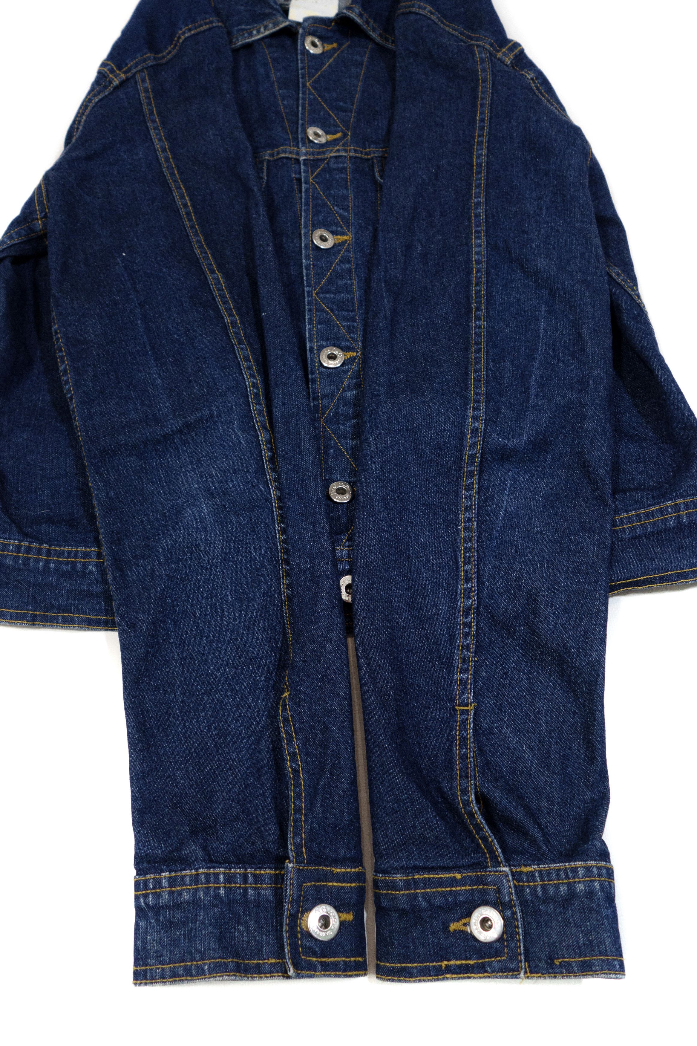 Dolce & Gabbana Y2K Denim Pocket Jacket Vintage 90s Size XL / US 12-14 / IT 48-50 - 5 Thumbnail