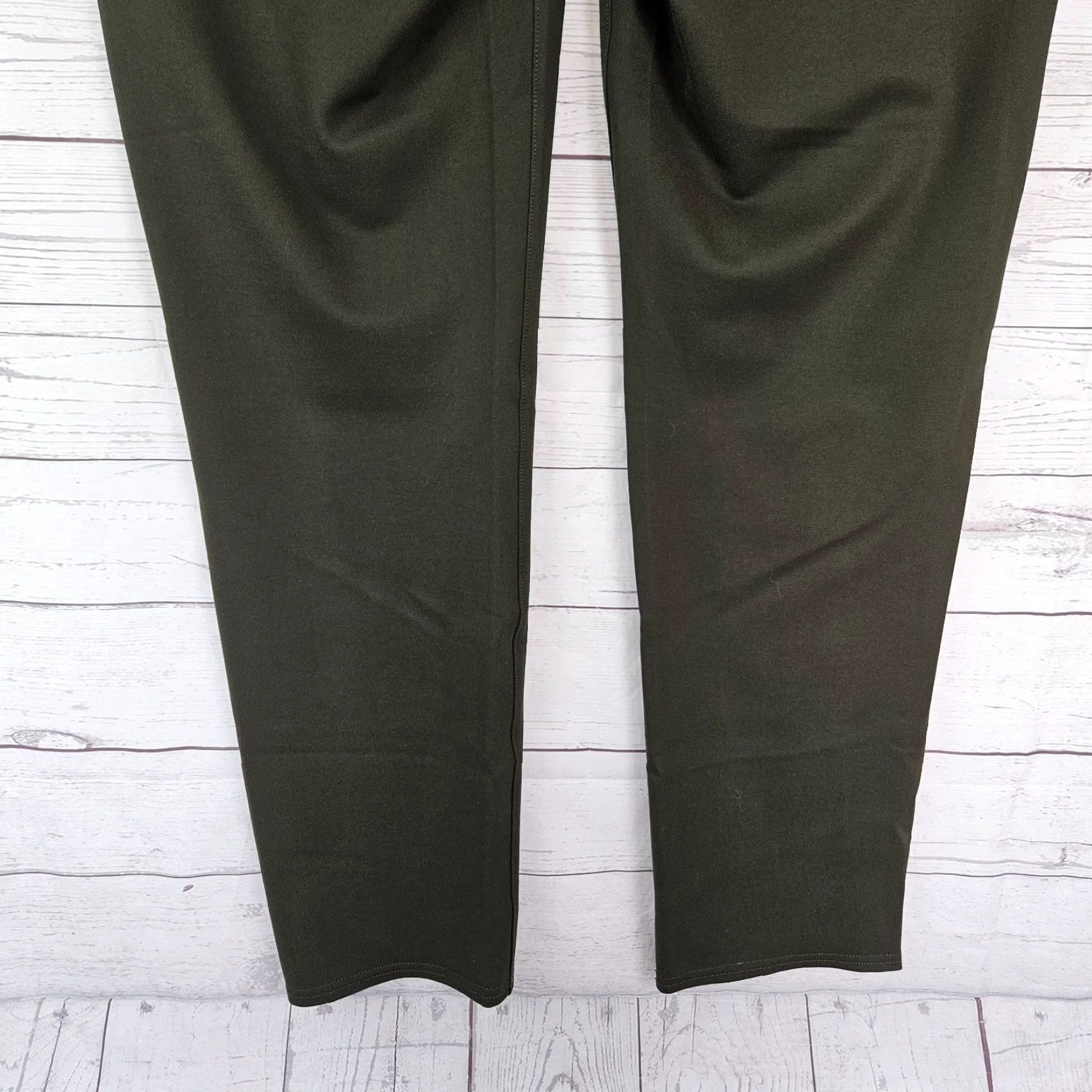 Vintage Chicos Womens Ponte Slim Leg Pants Sz 14 Green High Rise Size 36" / US 14 / IT 50 - 5 Thumbnail