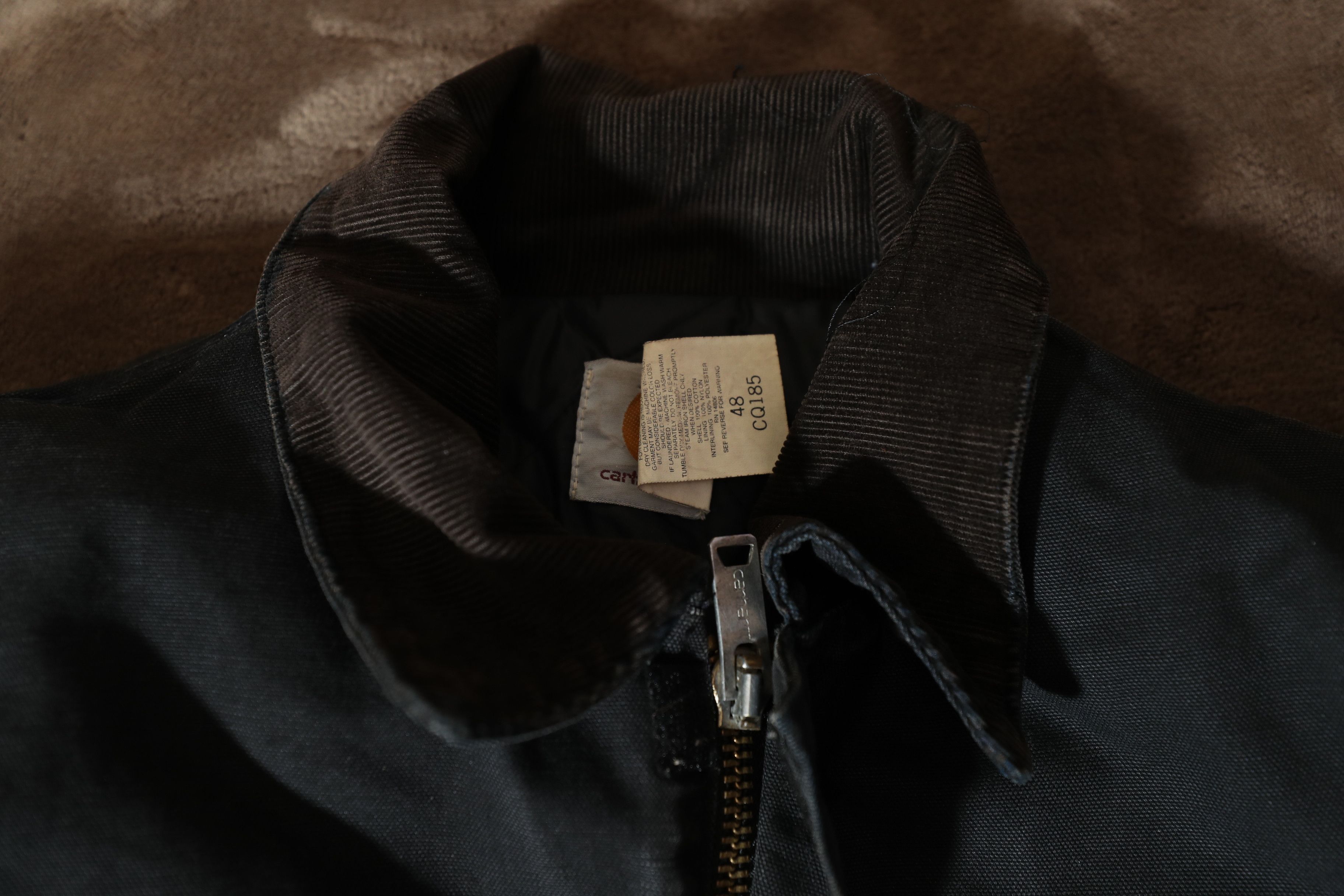 Carhartt Carhartt CQ185 Black Duck Arctic Quilt Lined Jacket (48) Size US M / EU 48-50 / 2 - 10 Thumbnail