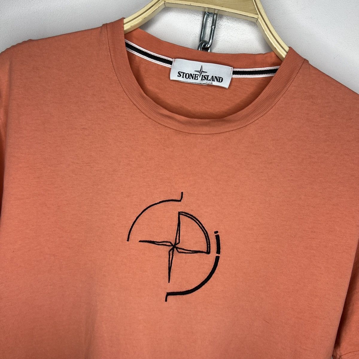 Stone Island Stone Island Tee Tshirt Big Spellout Logo Size US M / EU 48-50 / 2 - 7 Thumbnail