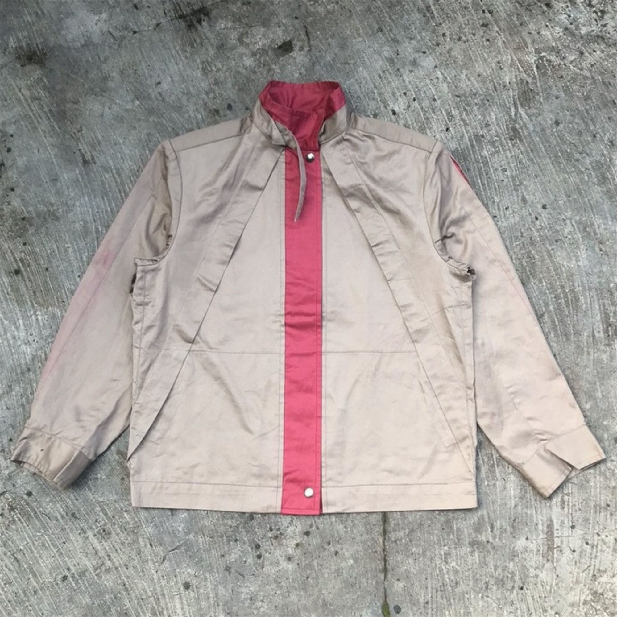 Issey Miyake Vintage 80s Issey Miyake Pleated Sateen Bomber Jacket Size US M / EU 48-50 / 2 - 17 Thumbnail