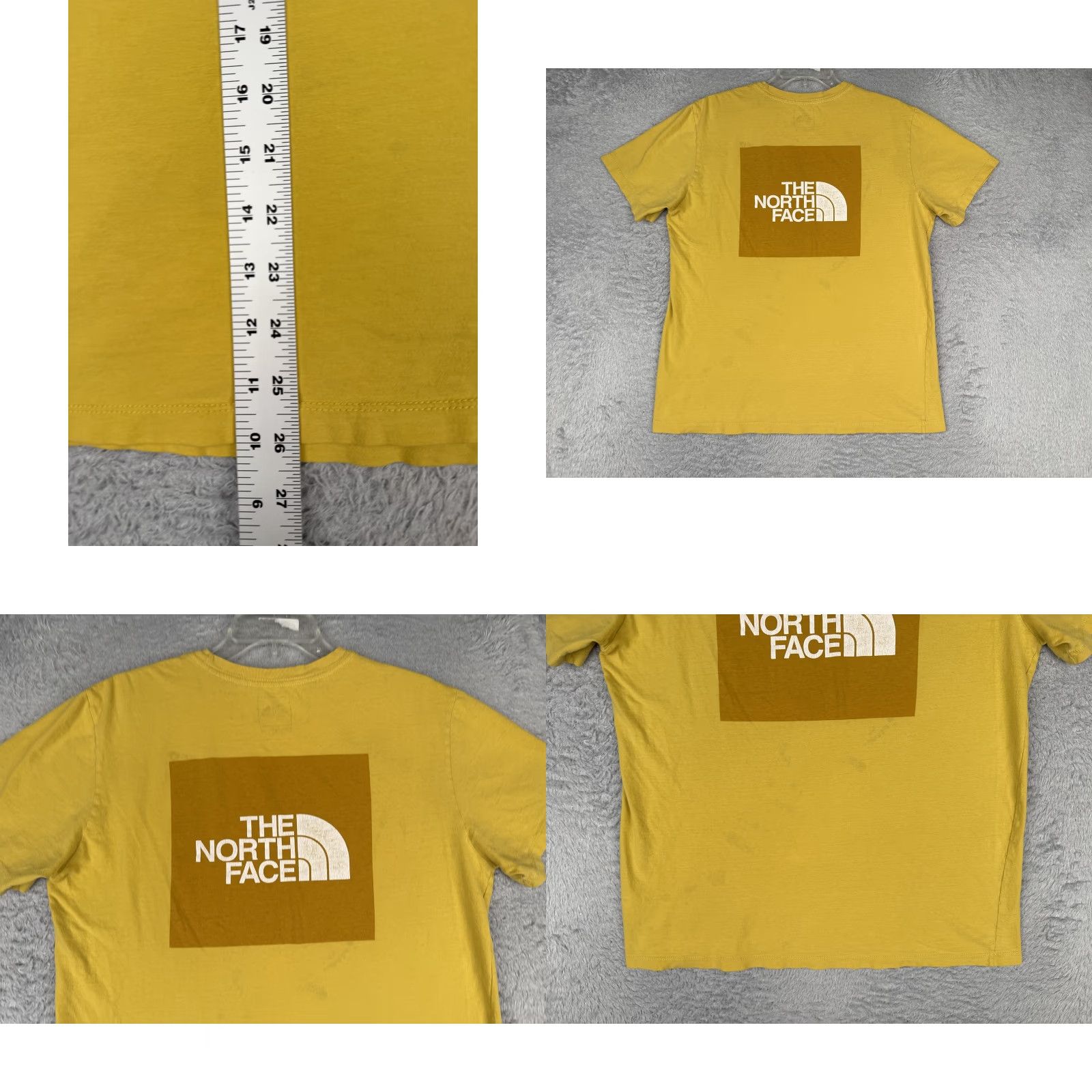 The North Face The North Face Shirt Mens M Yellow Crew Neck Short Sleeve Logo Tee Tagless Size US M / EU 48-50 / 2 - 9 Thumbnail