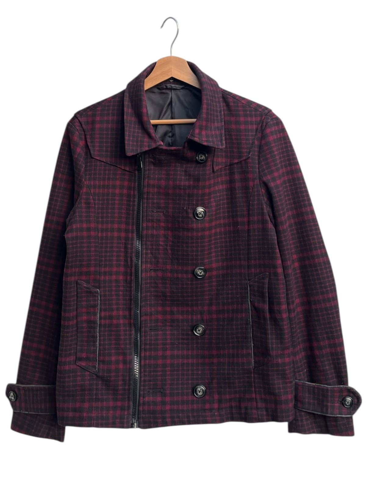 semanticdesign Semantic Design Tartan Plaid Punk Style Jacket Size US M / EU 48-50 / 2 - 2 Thumbnail