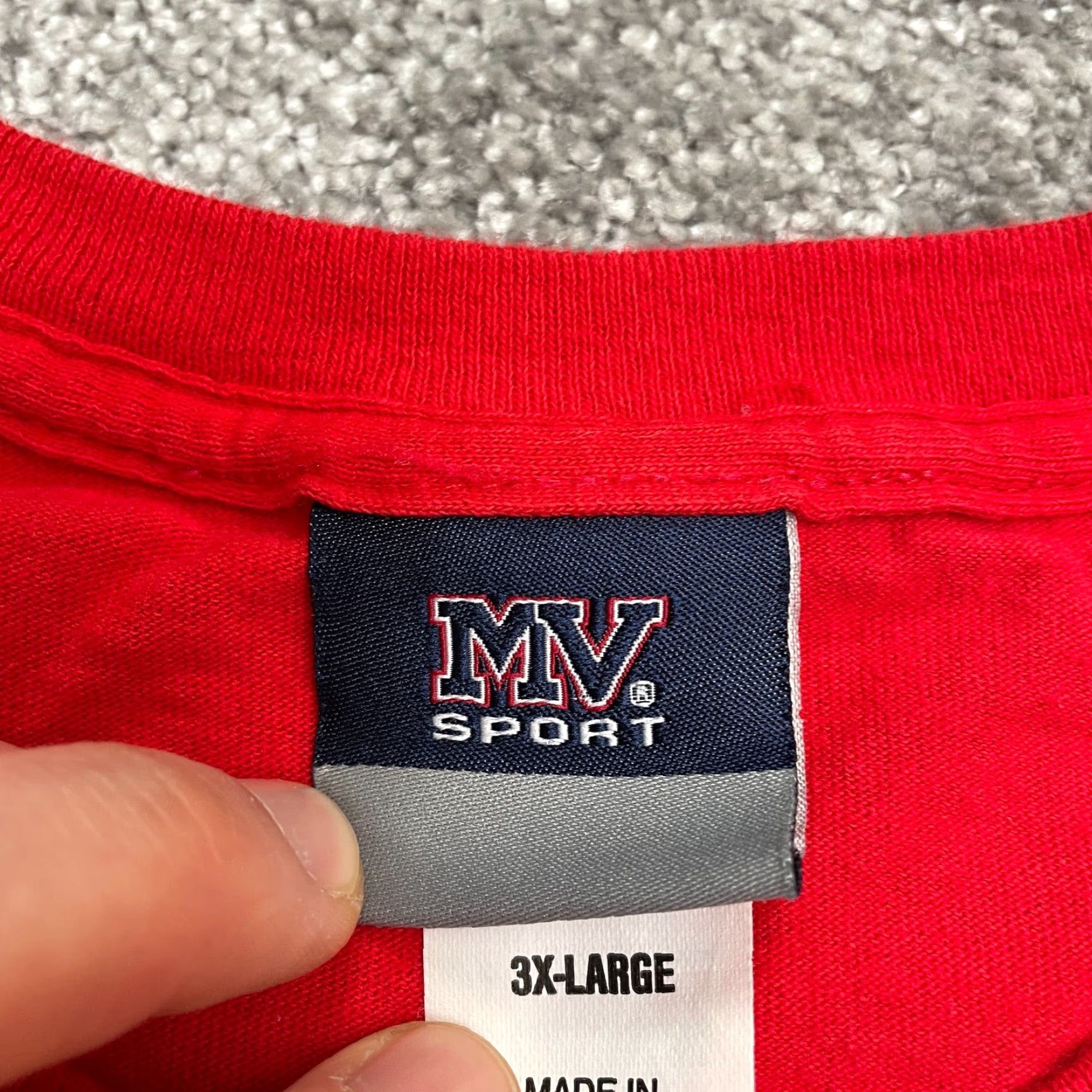 Vintage MV Sport T-Shirt Shirt Mens 3XL Red Seattle University Redhawks Crew Neck Cotton Short Sleeve Vintage No Size US XXL / EU 58 / 5 - 4 Thumbnail