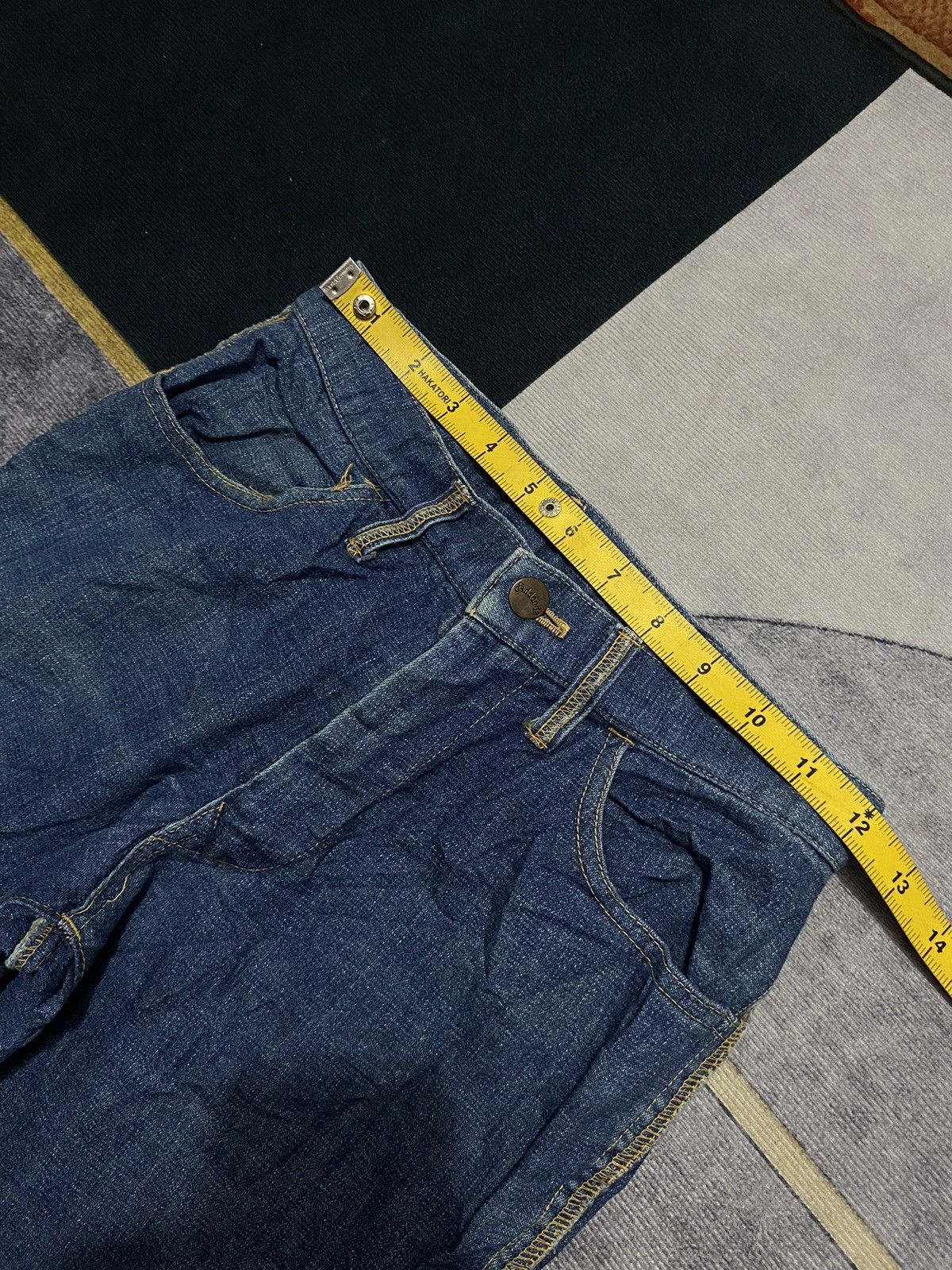 Vintage ADDENDA SUPER FLARE BOOT CUT DENIM PANTS Size 24" / US 00 / IT 34 - 12 Thumbnail
