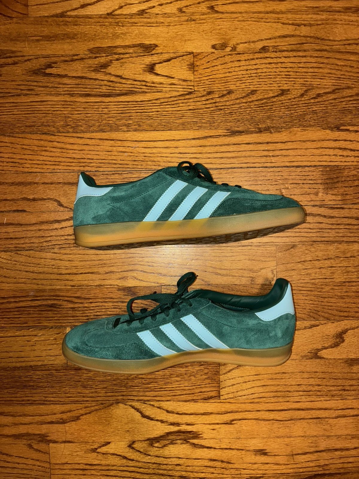 Adidas RARE Adidas Gazelle “Collegiate Green Hazy Sky” Size US 11 / EU 44 - 2 Thumbnail