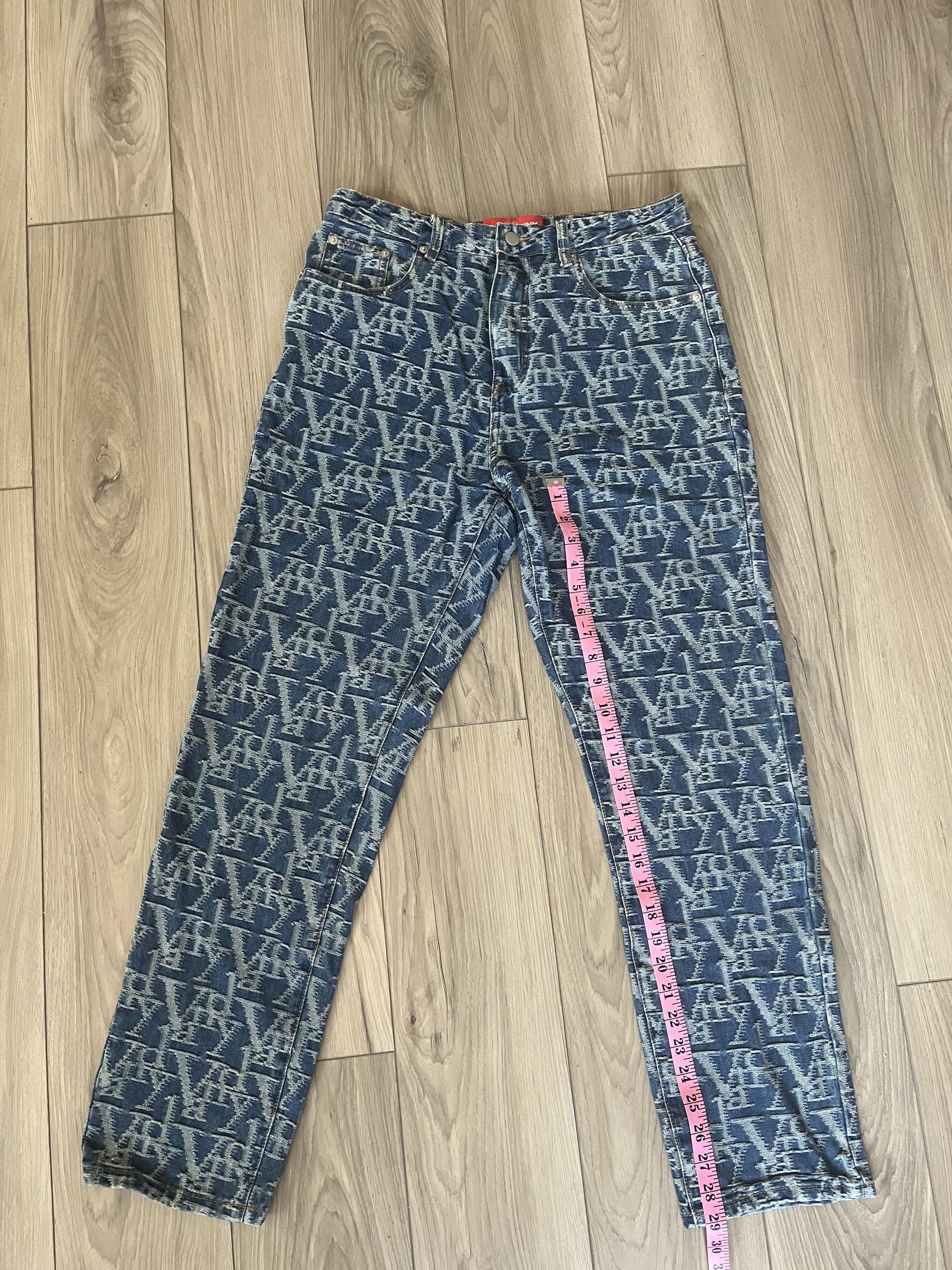 Vandy The Pink VANDY THE PINK LOGO MONOGRAM DENIM JEANS Size 30" / US 8 / IT 44 - 2 Thumbnail