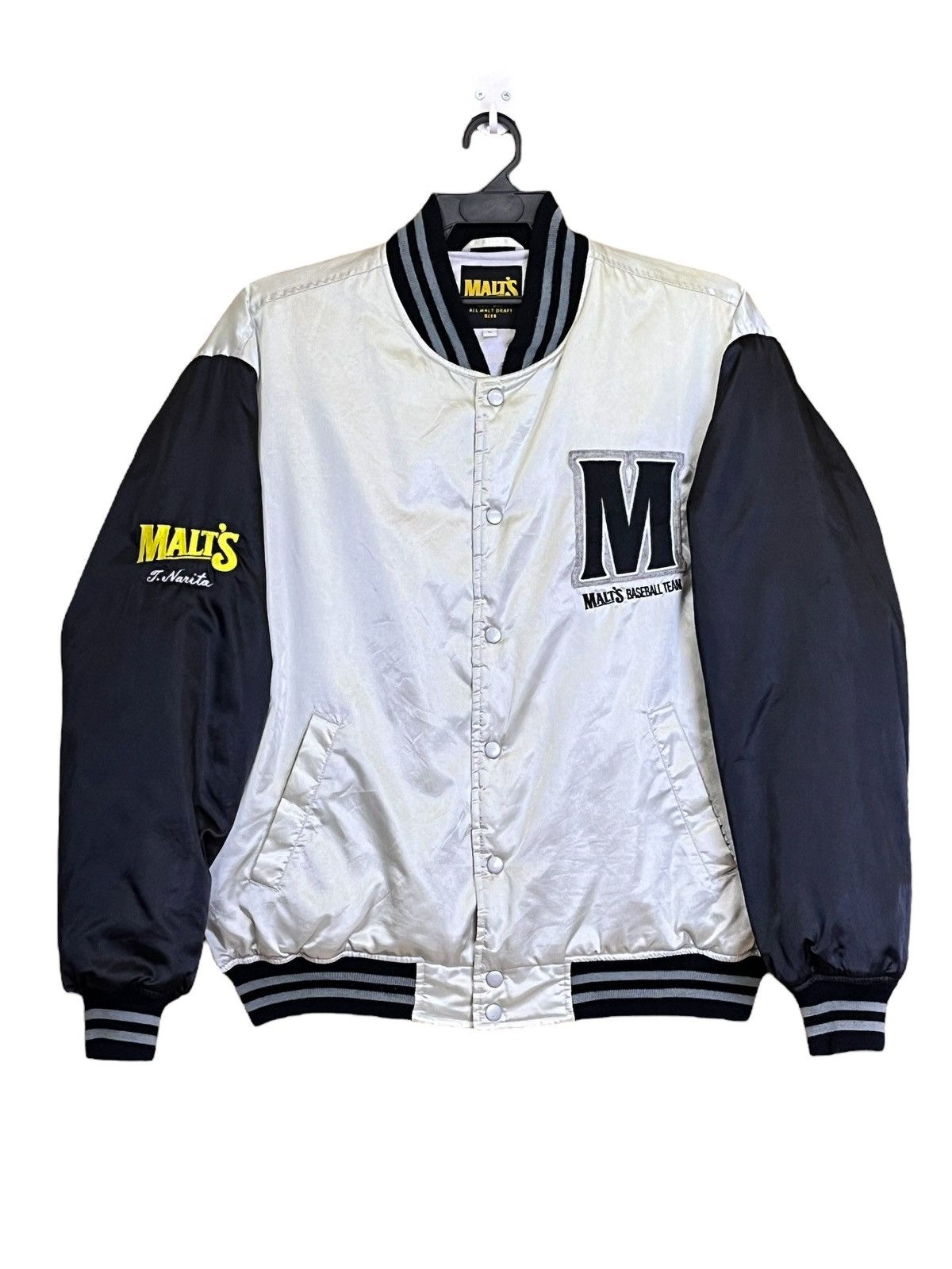 Japanese Brand VINTAGE MALTS BASEBALL TEAM JDM SUNTORY VARSITY JACKET Size US L / EU 52-54 / 3 - 1 Thumbnail