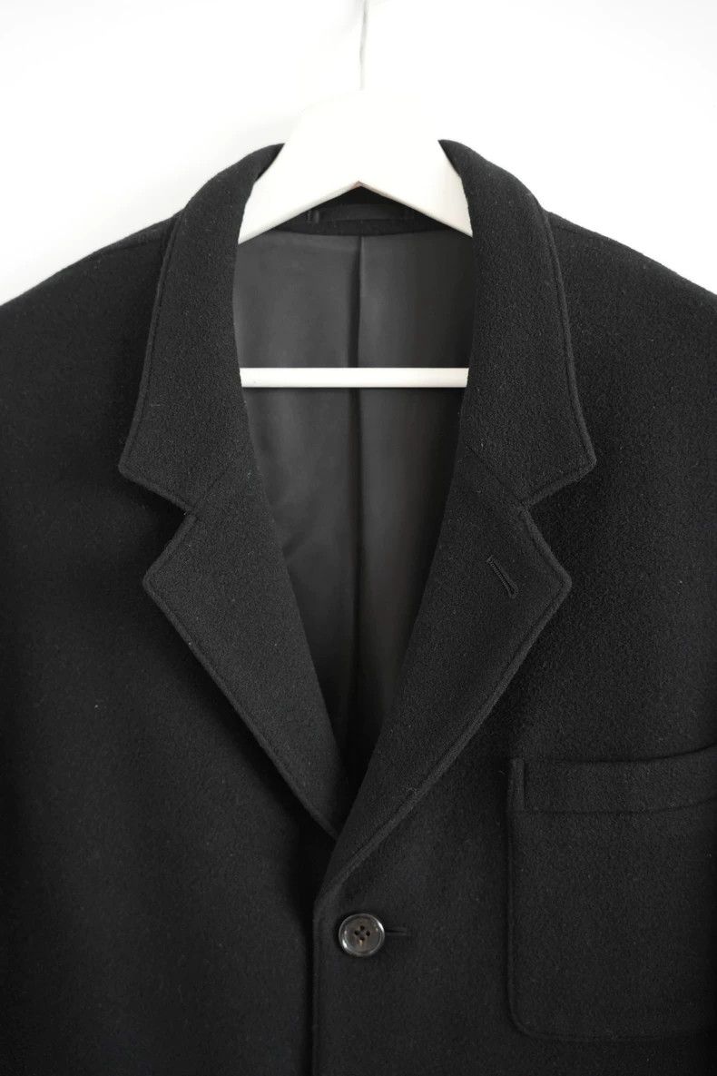 Yohji Yamamoto Yohji Yamamoto size 3 90s knitted sleeve cashmere blazer Size 36R - 3 Thumbnail