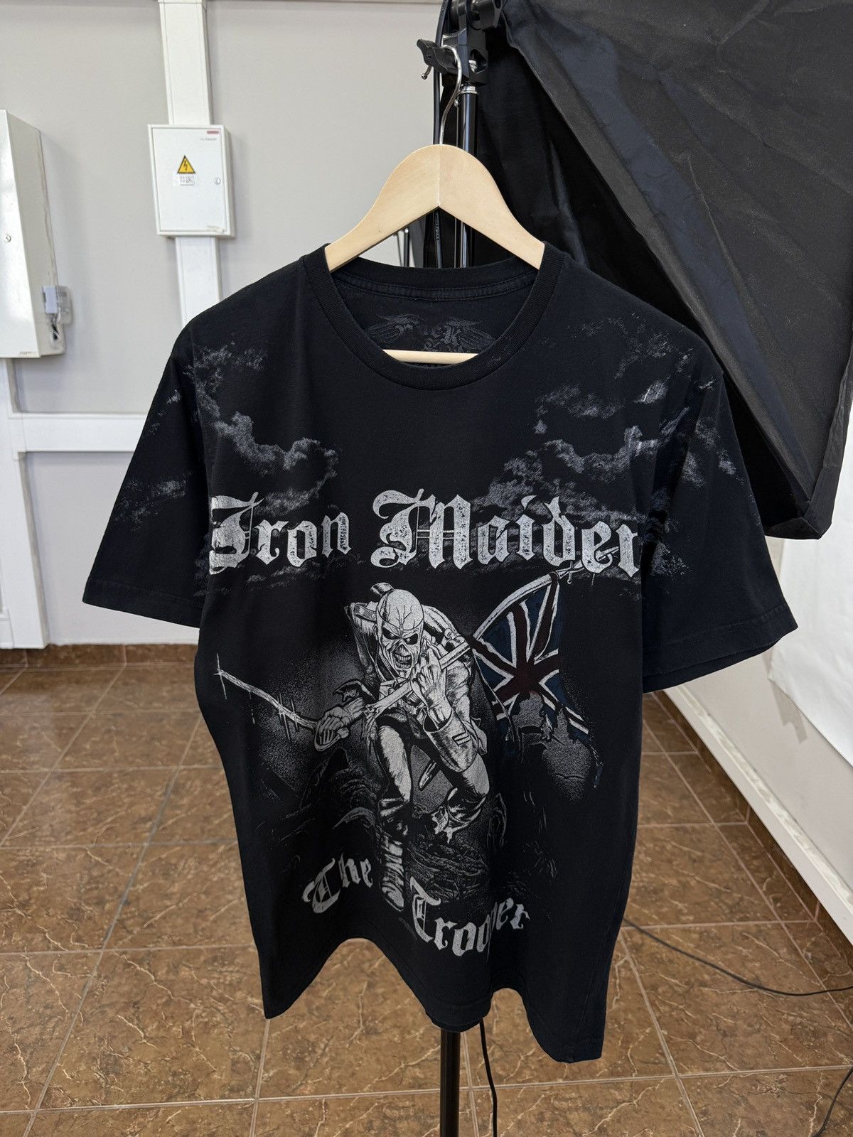 Iron Maiden 🇬🇧Vintage 2007 Iron Maiden The Trooper T-Shirt Heavy Metal Size US L / EU 52-54 / 3 - 1 Thumbnail