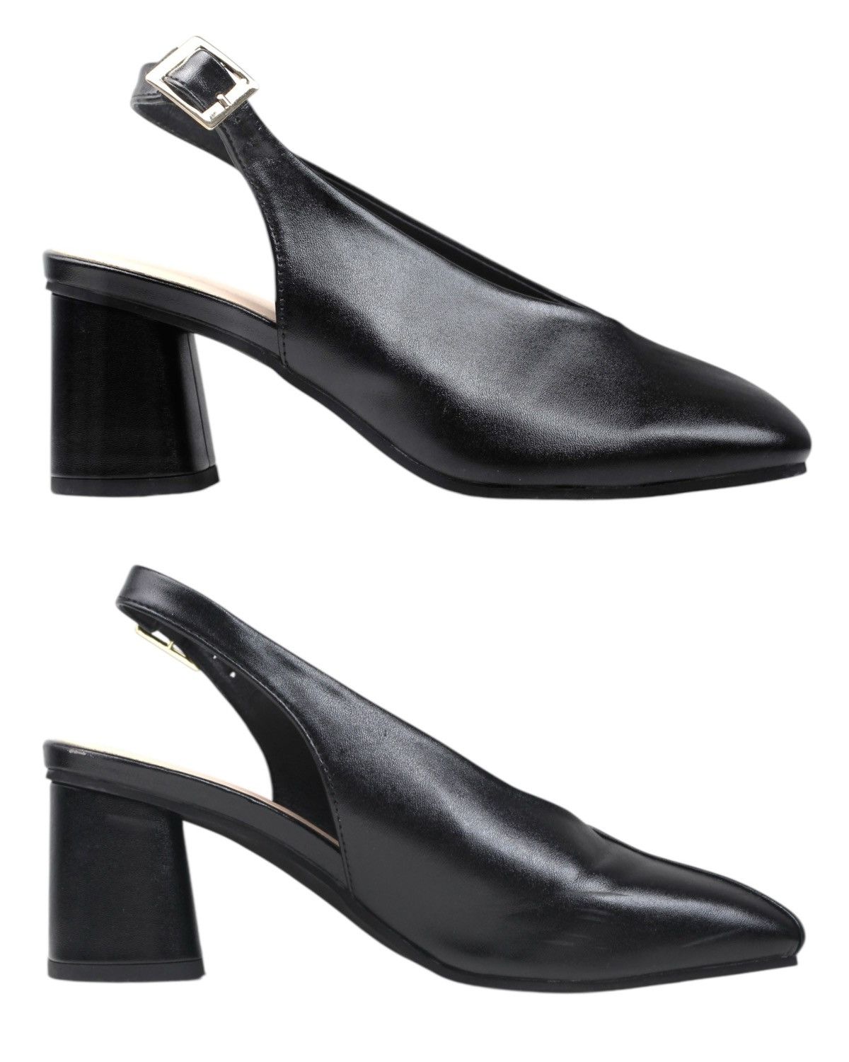 Japanese Brand SS2025 LEPSIM SQUARE TOE HEEL PUMPS Size US 8 / IT 38 - 4 Thumbnail